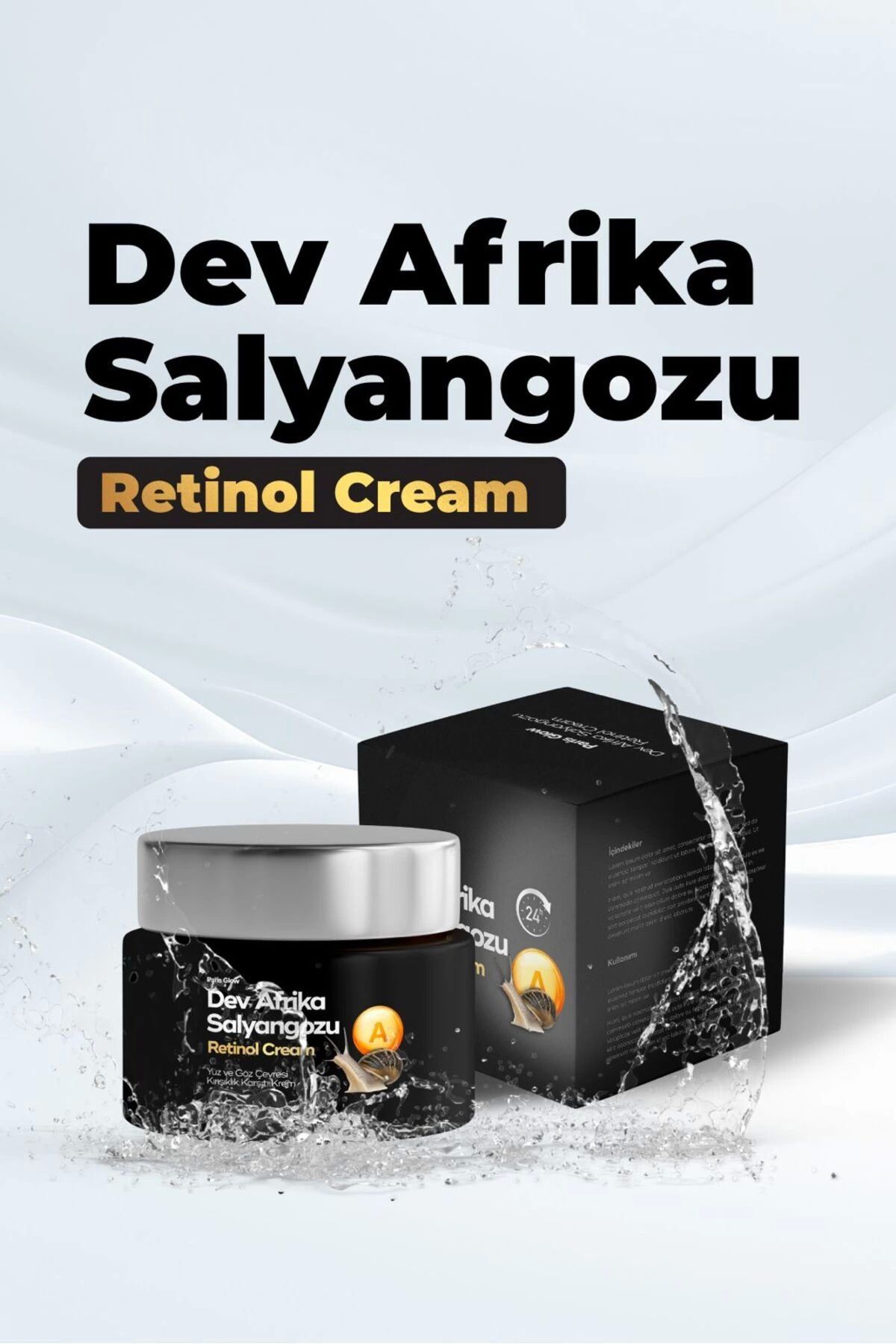 hayalimsah Dev Afrika Salyangozu Retinol Krem