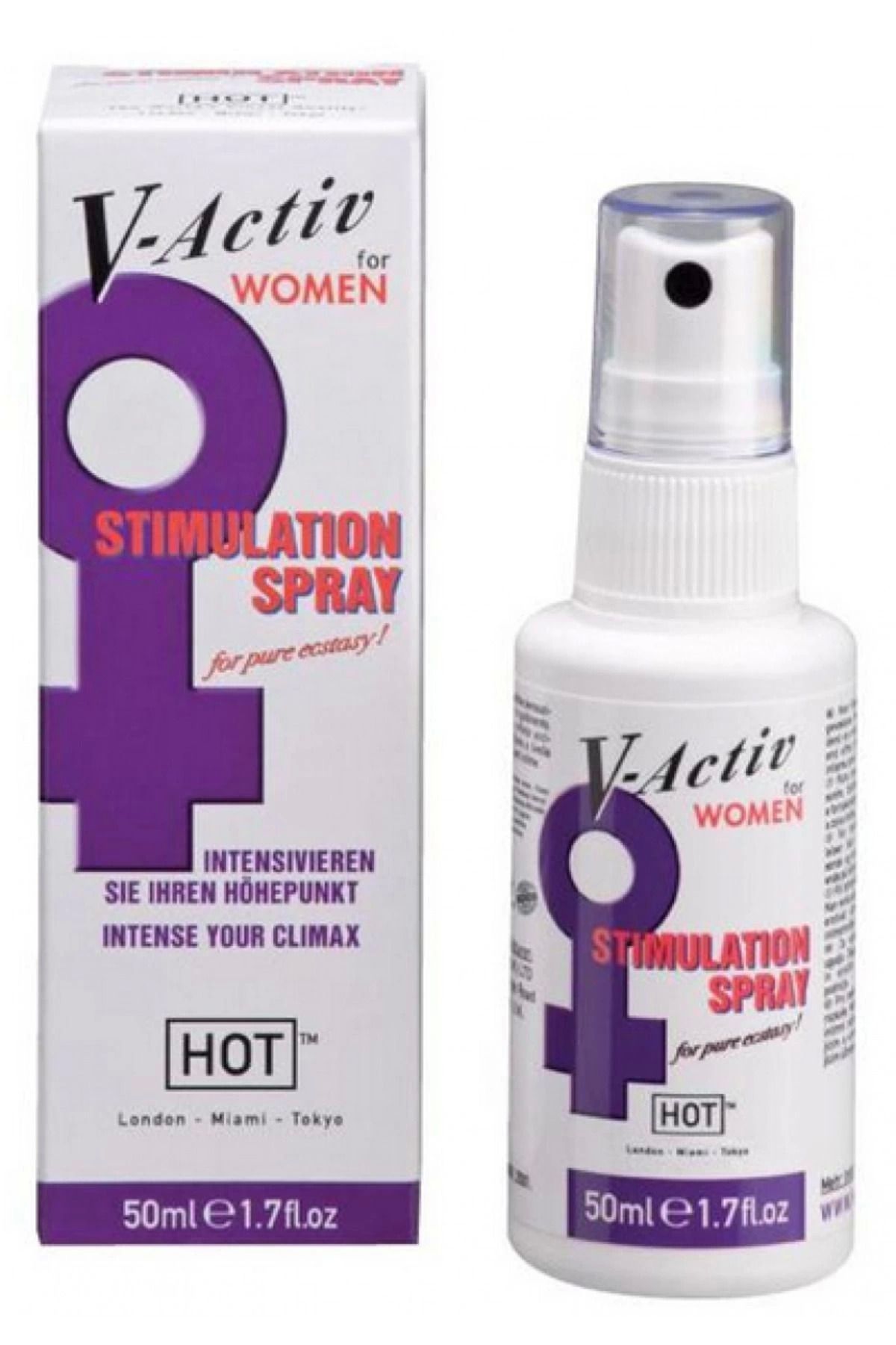 DENİZBİLİŞİM Hot V-Activ Women Kadınlara Özel Lıbido Arttıricılı 50 Ml