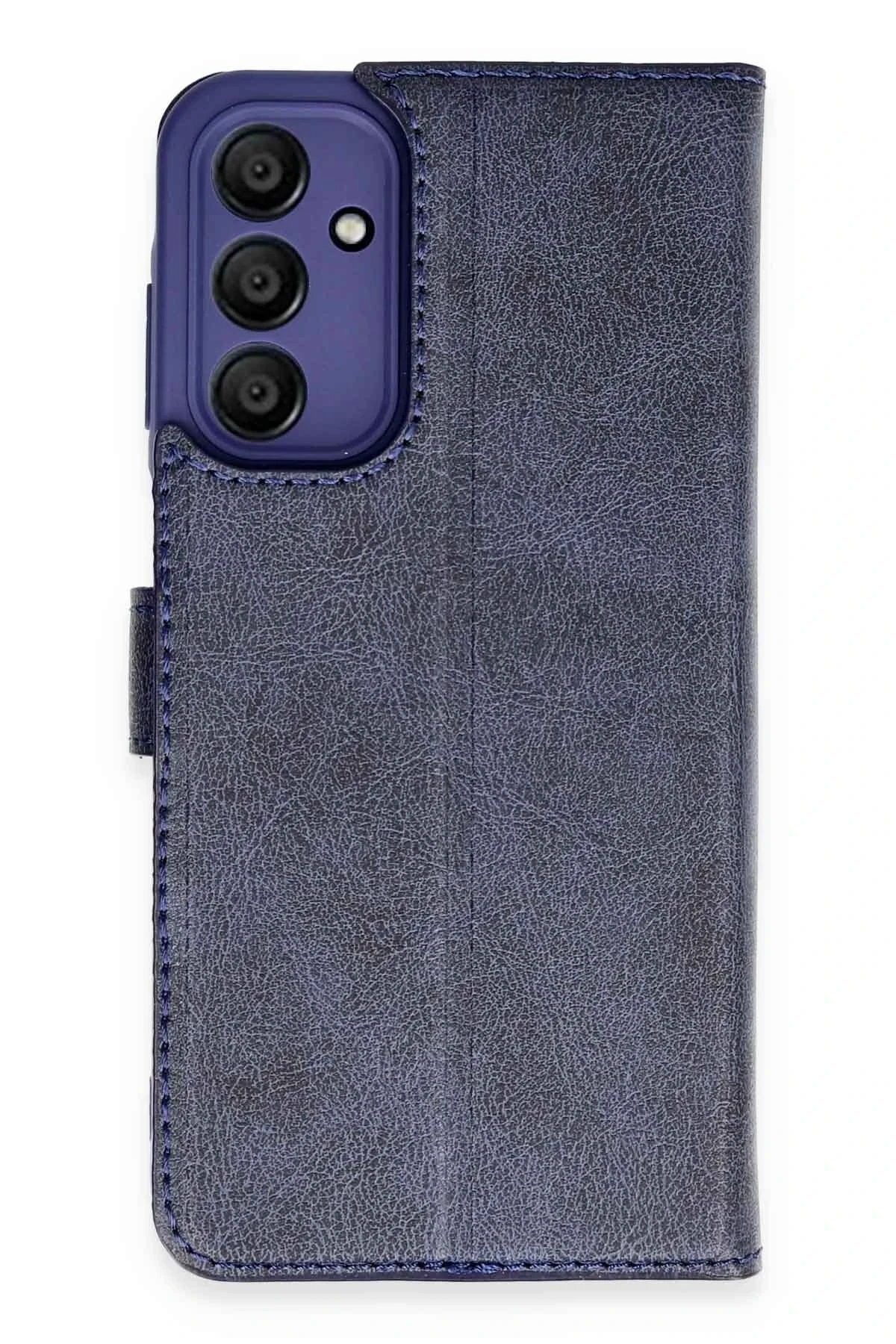CepteToptan Newface Samsung Galaxy A15 4G Kılıf Trend S Plus Kapaklı Kılıf - Lacivert
