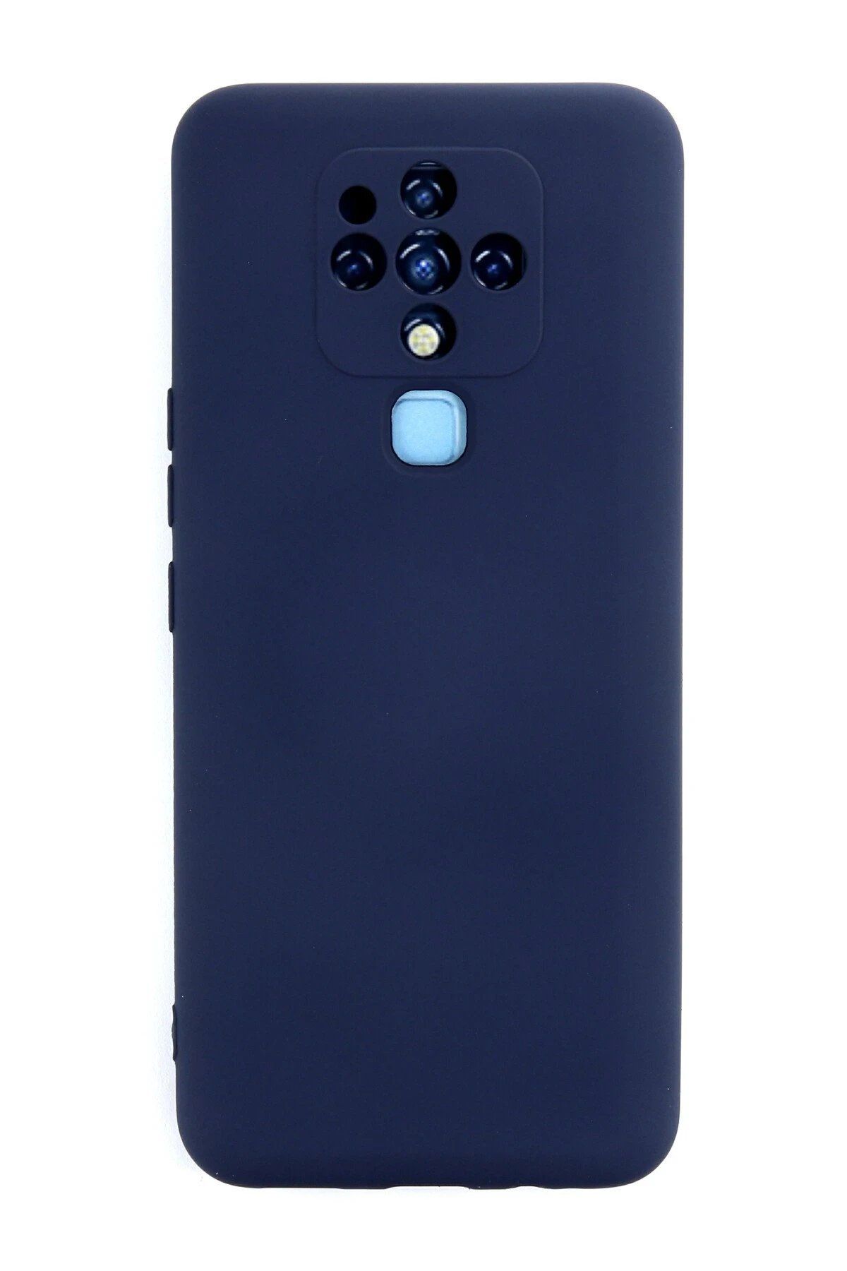 CepteToptan Newface Tecno Camon 16 Kılıf Nano içi Kadife Silikon - Lacivert