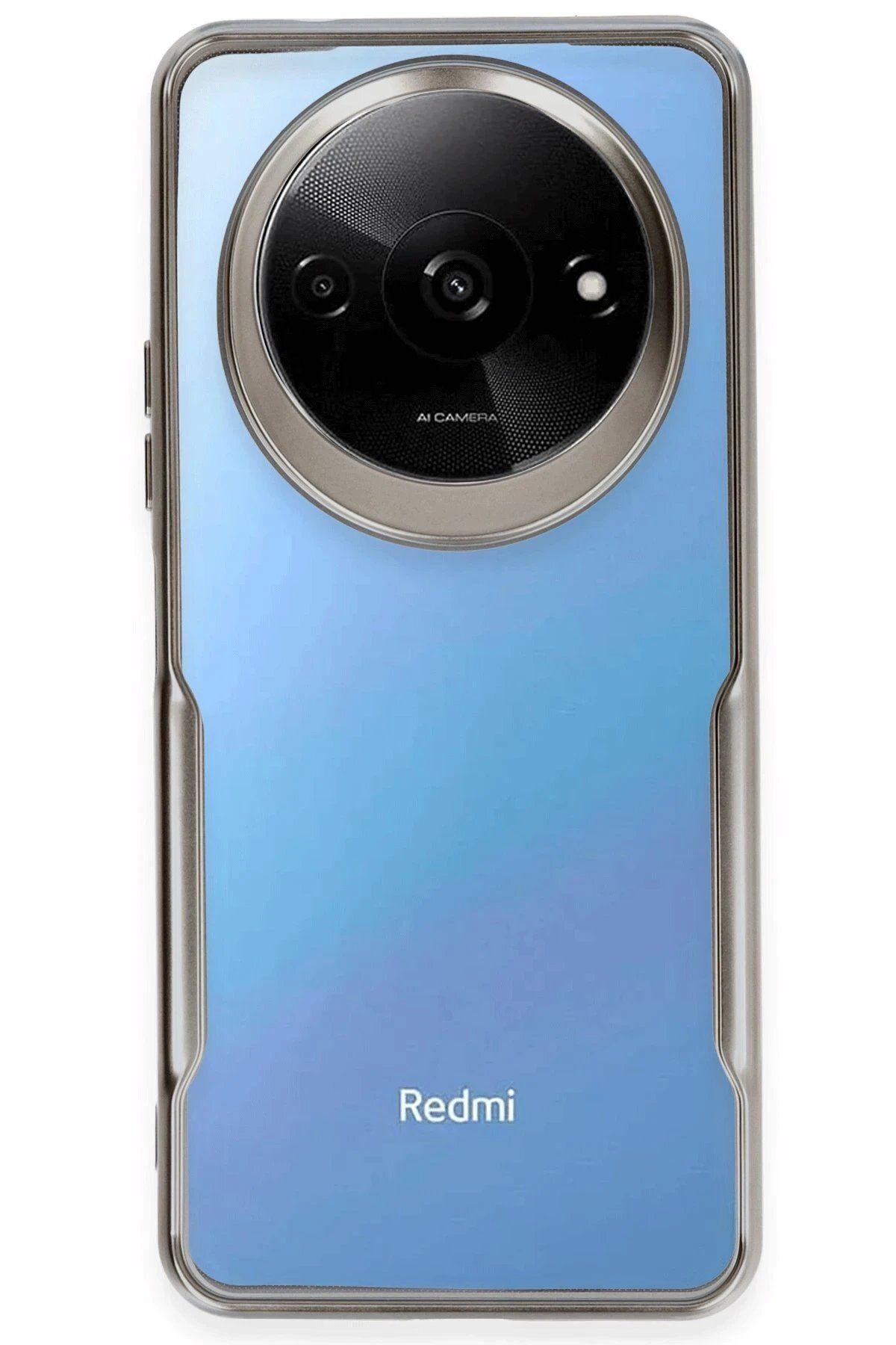 CepteToptan Newface Xiaomi Redmi A3 4G Kılıf Boyi Silikon Kapak - Titan Gri