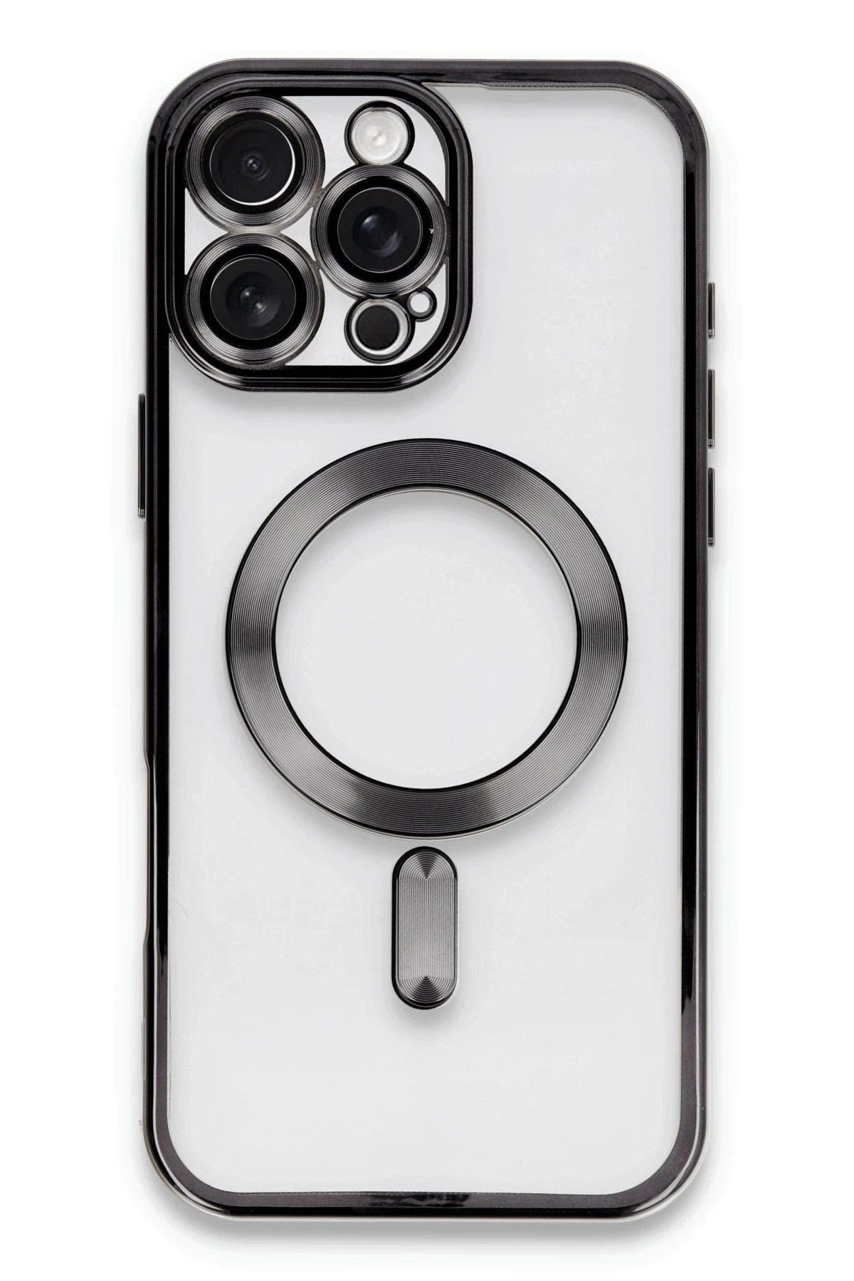 CepteToptan Newface iPhone 16 Pro Kılıf Kross Magneticsafe Kapak - Siyah