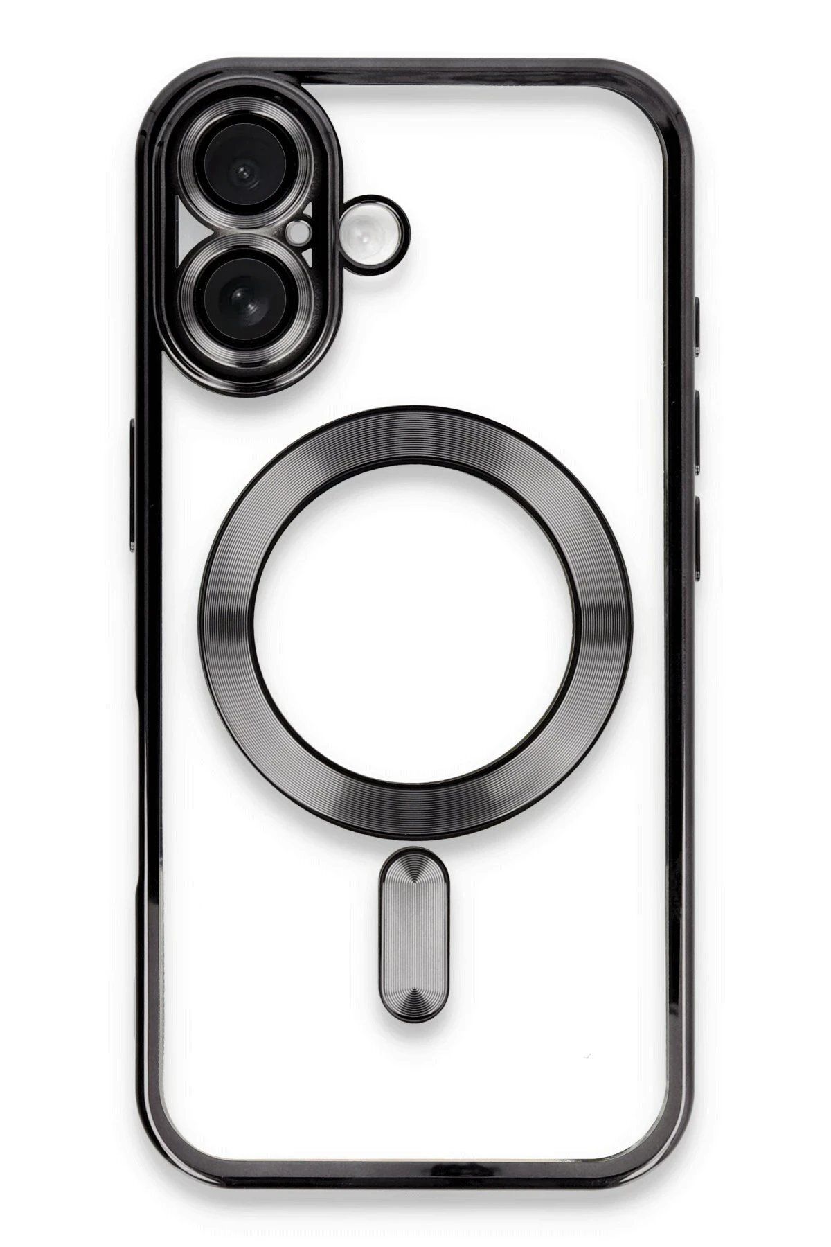 CepteToptan Newface iPhone 16 Plus Kılıf Kross Magneticsafe Kapak - Siyah