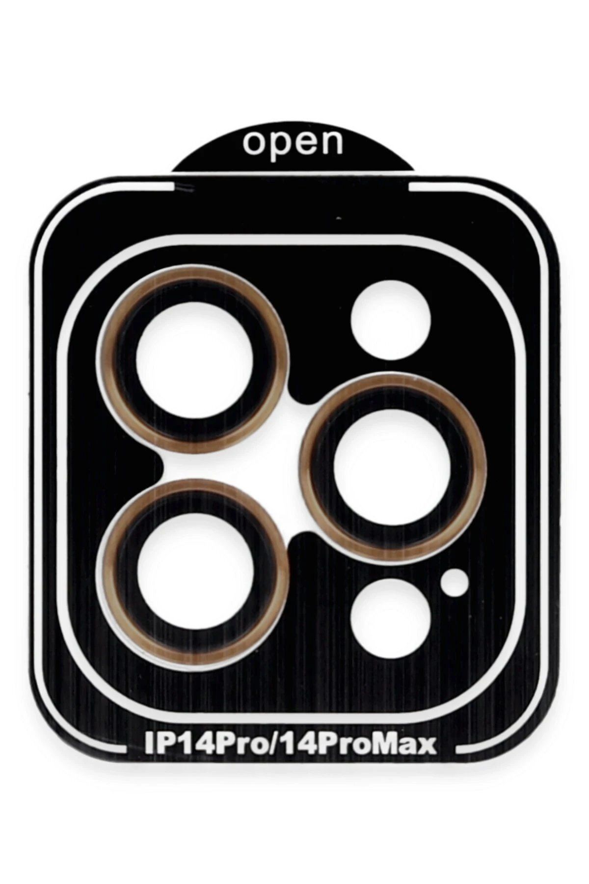 CepteToptan Joko iPhone 15 Pro Max PVD Metal Kamera Lens - Turuncu