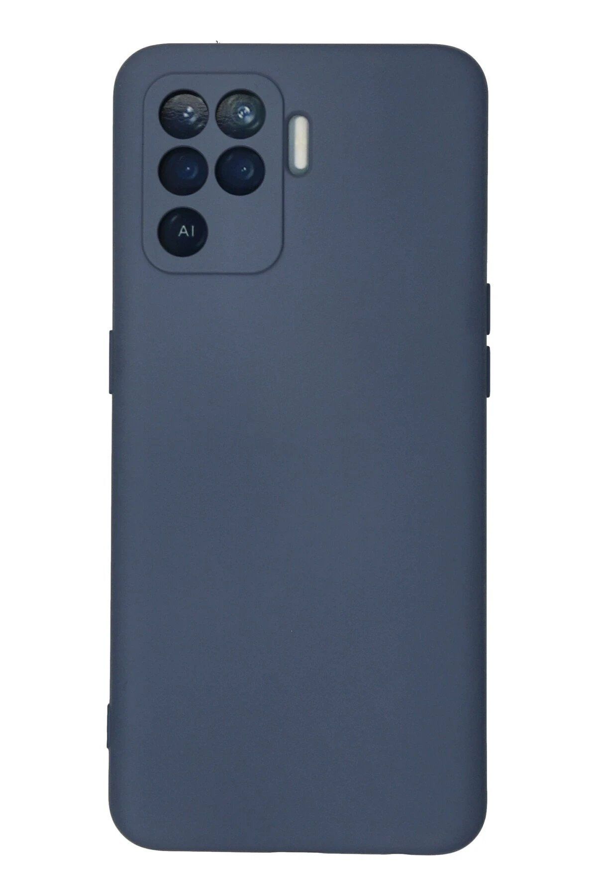 CepteToptan Newface Oppo Reno 5 Lite Kılıf Nano içi Kadife Silikon - Gri
