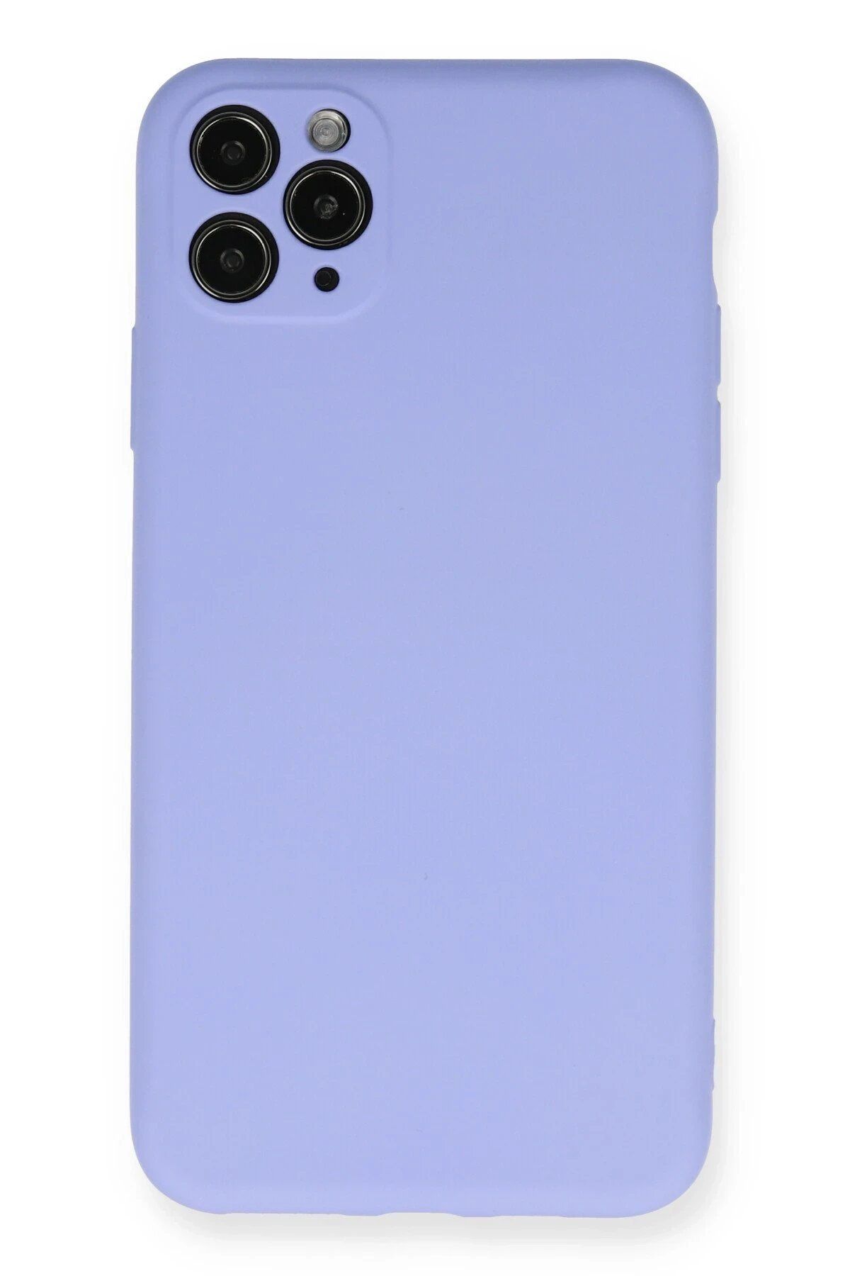 Toptan Bulurum Newface iPhone 11 Pro Max Kılıf Nano içi Kadife Silikon - Lila
