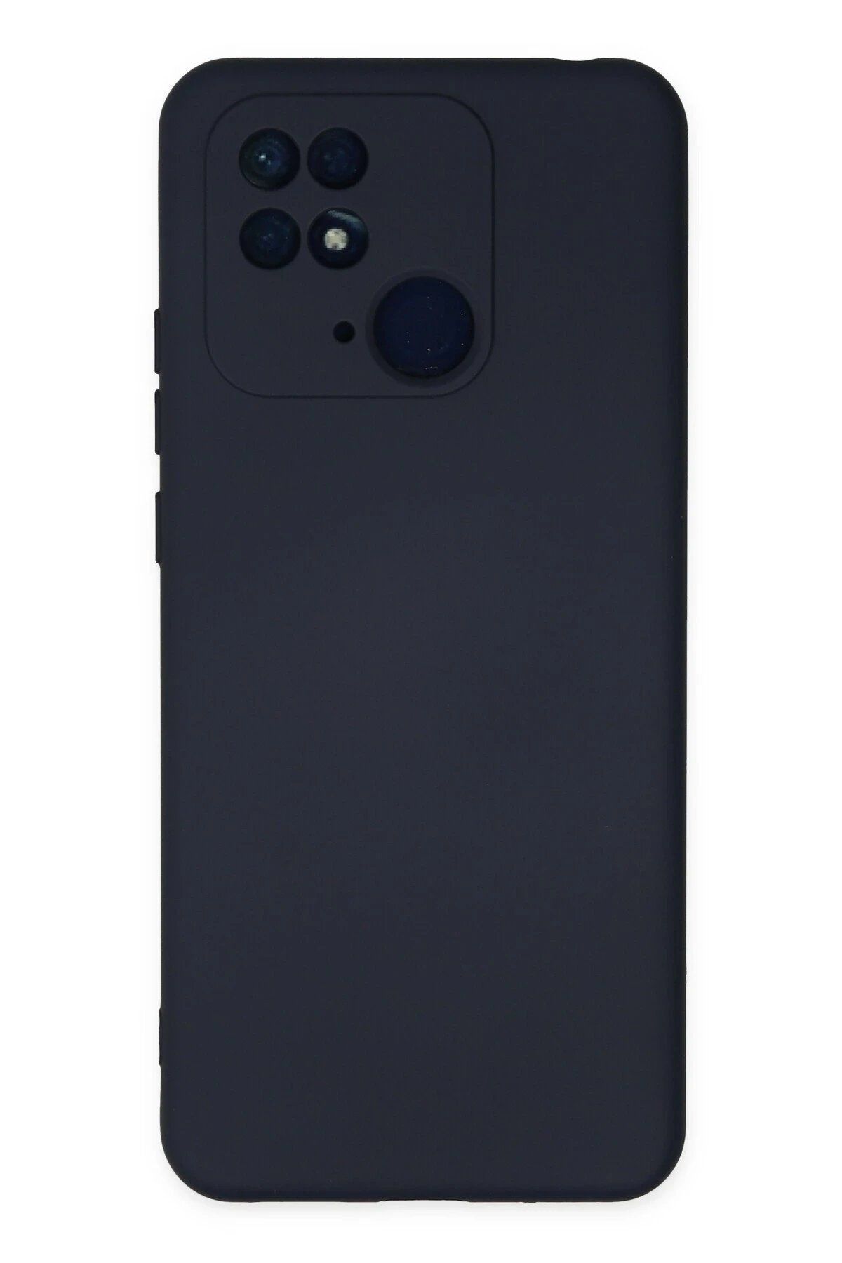 CepteToptan Newface Xiaomi Redmi 10C Kılıf Nano içi Kadife Silikon - Lacivert