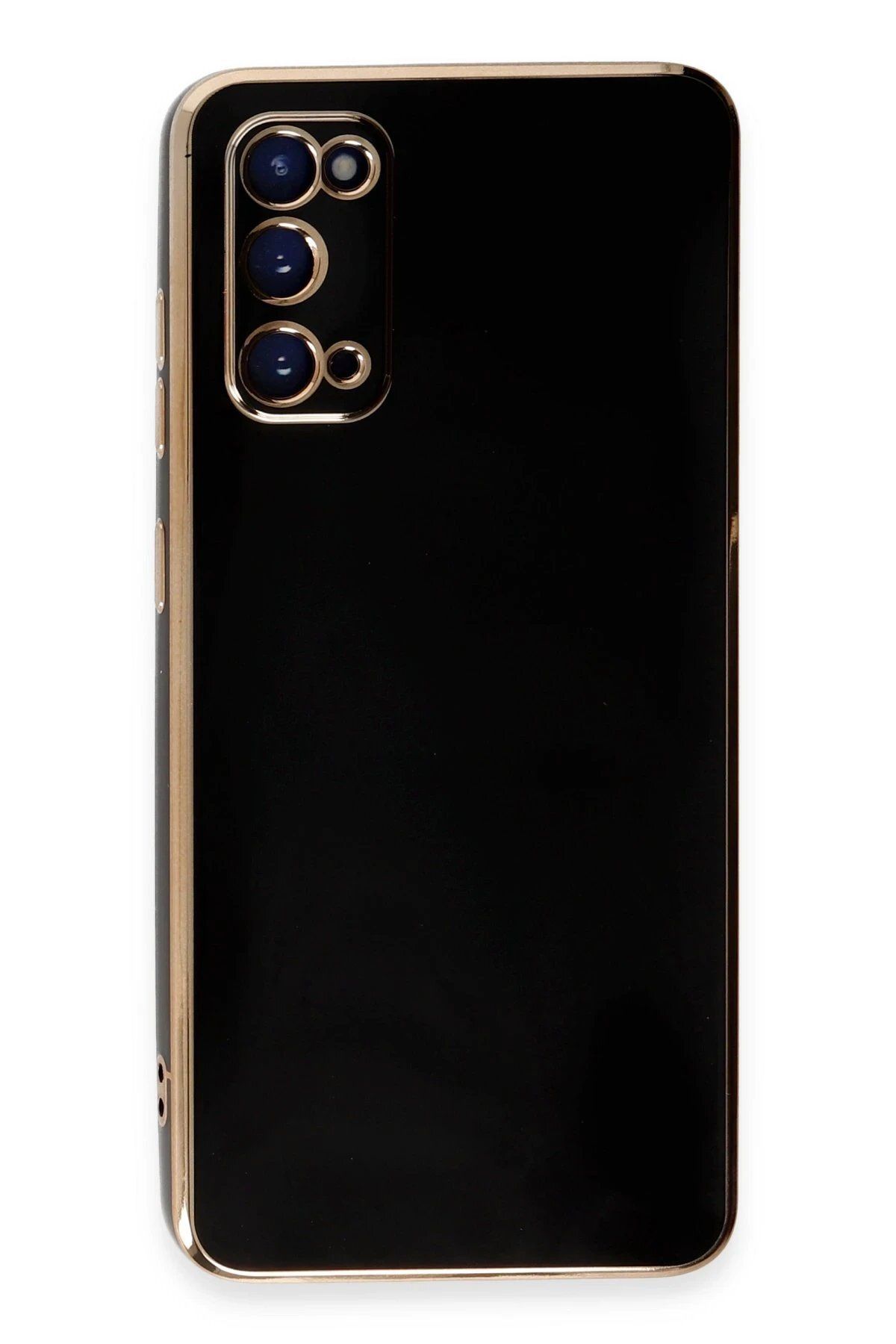 CepteToptan Newface Samsung Galaxy S20 Kılıf Volet Silikon - Siyah