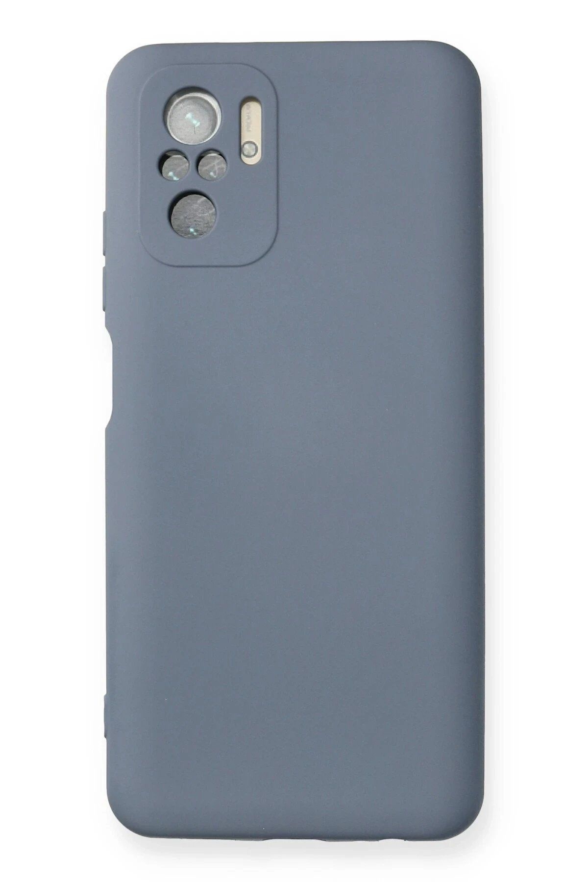 CepteToptan Newface Xiaomi Redmi Note 10 Kılıf Nano içi Kadife Silikon - Gri