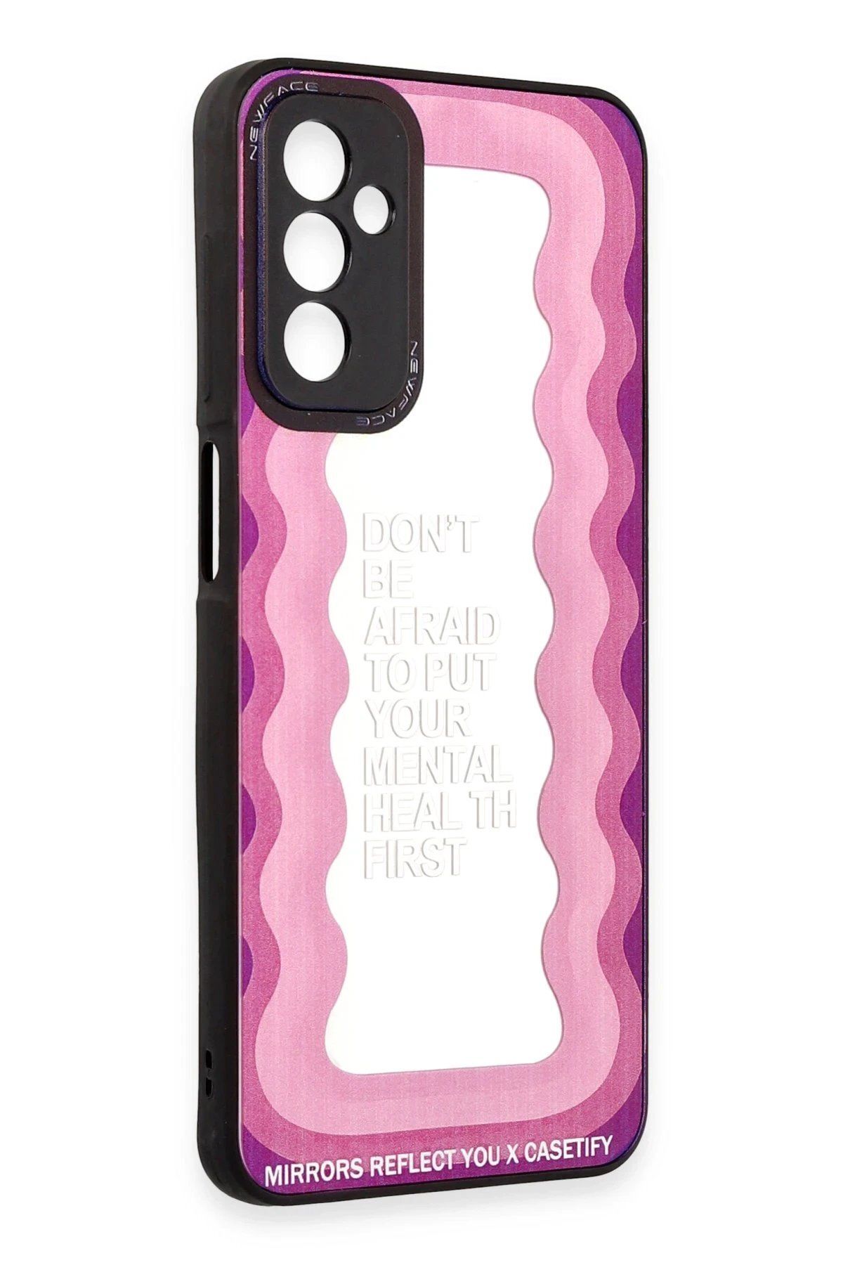Toptan Bulurum Newface Samsung Galaxy M23 Kılıf Mirror Desenli Kapak - Mirror - 11