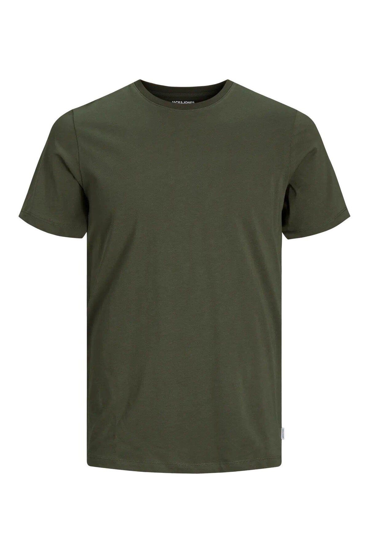 Jack & Jones JJEORGANIC BASIC TEE SS O-NECK NOOS - Olive Night 12156101-OL