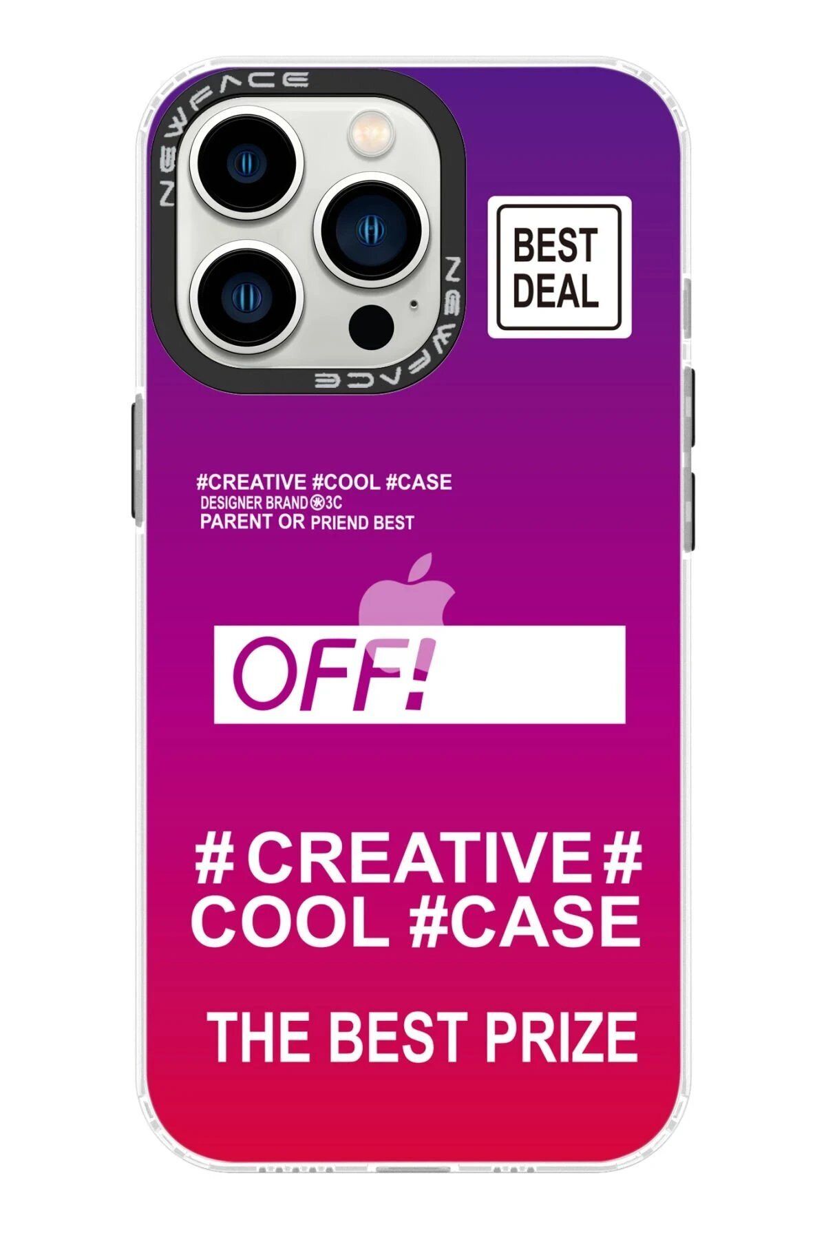 CepteToptan Newface iPhone 14 Pro Max Kılıf Estoril Desenli Kapak - Estoril - 9