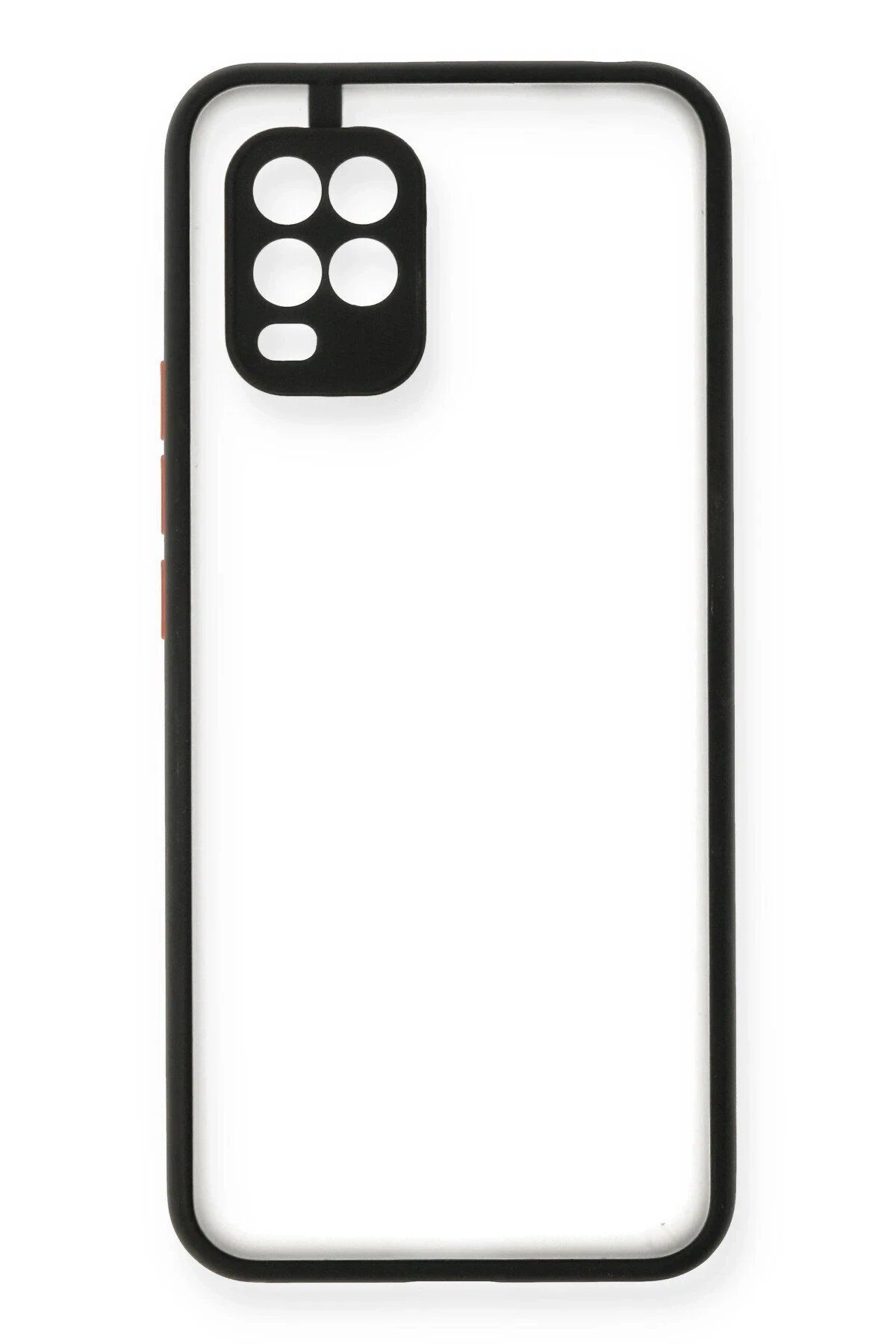 CepteToptan Newface Xiaomi Mi 10 Lite Kılıf Montreal Silikon Kapak - Siyah