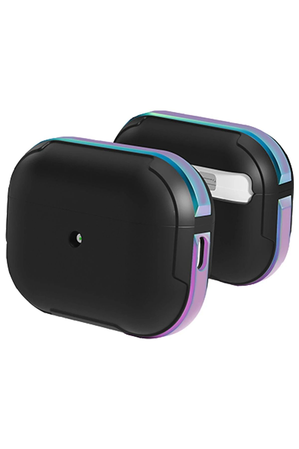 MOVENCHY Airpods Pro 2 (2.nesil) MO-A8 Armor Kılıf - Rainbow