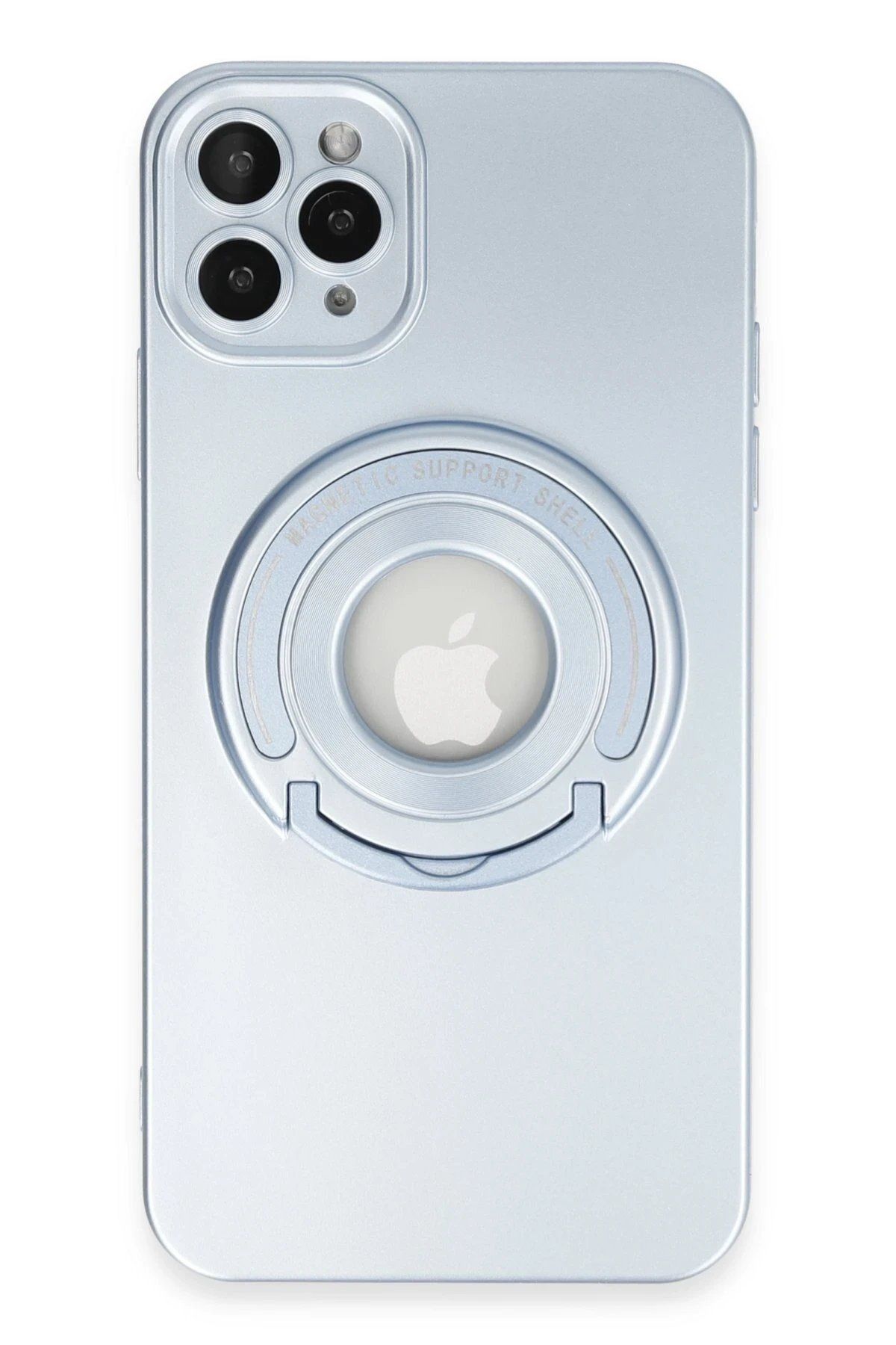 CepteToptan Newface iPhone 11 Pro Max Kılıf Lukka Magneticsafe Kapak - Sierra Blue