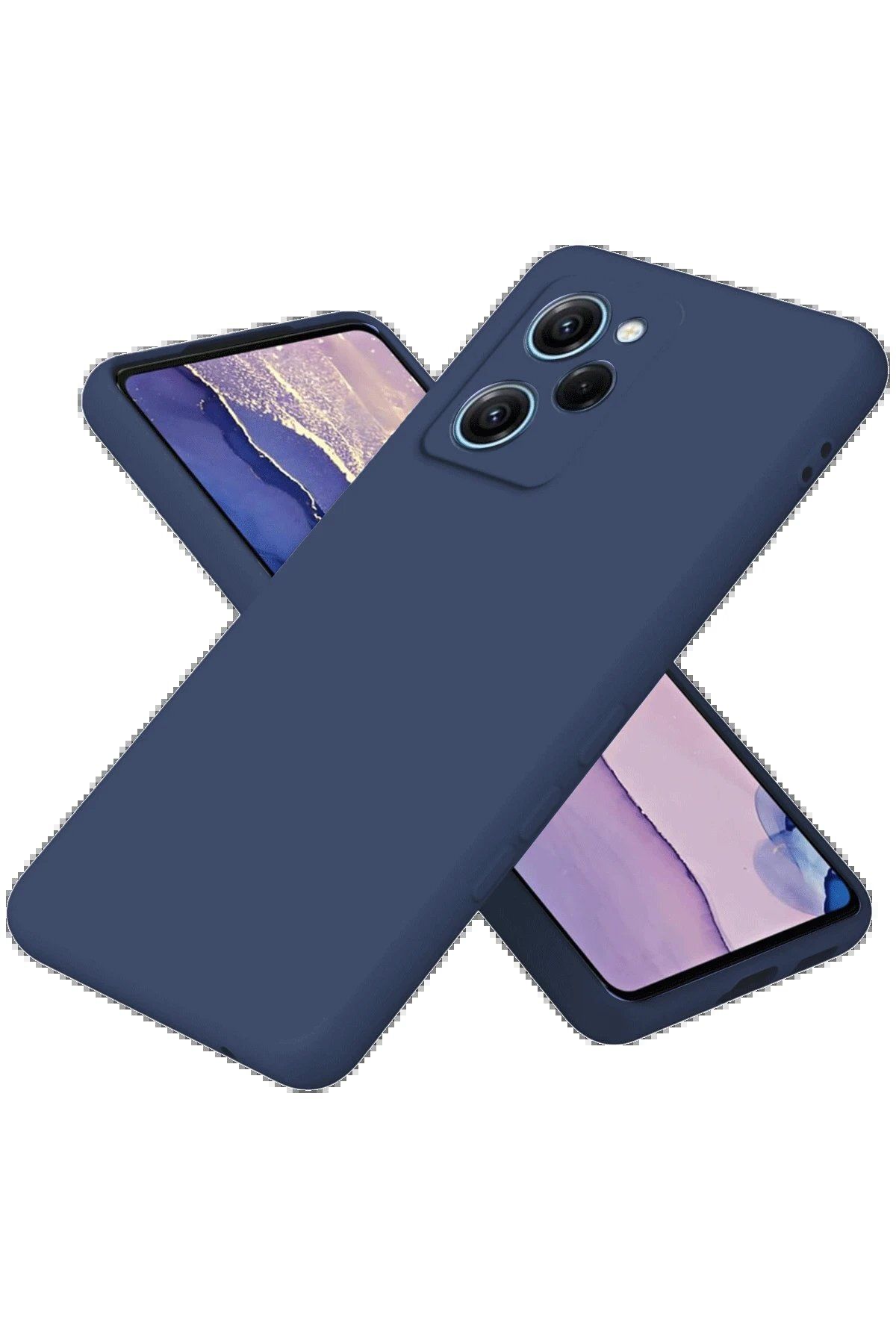 CepteToptan Newface Xiaomi Poco X5 Pro 5G Nano içi Kadife Silikon - Lacivert