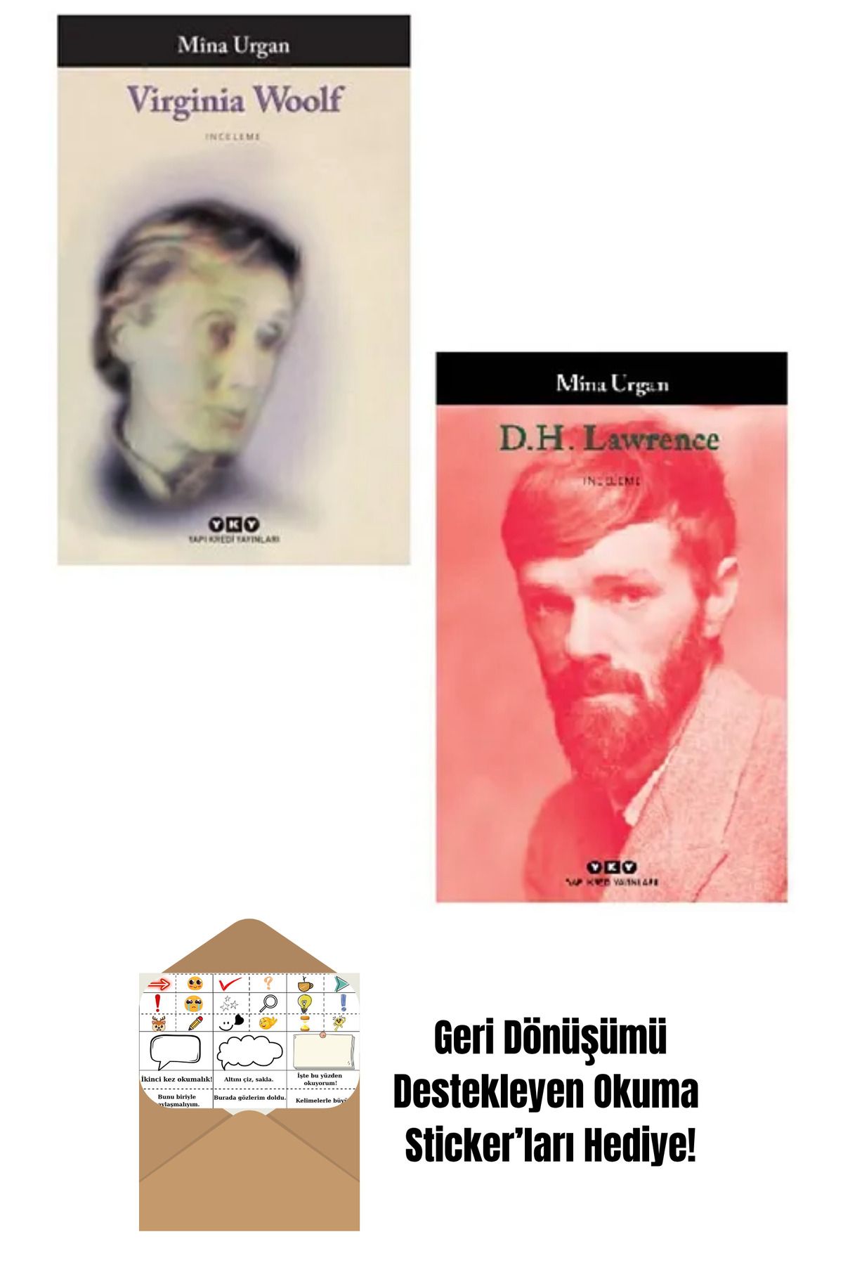 Yapı Kredi Yayınları Mina Urgan 2 Kitap Set + Okuma Sticker'ları