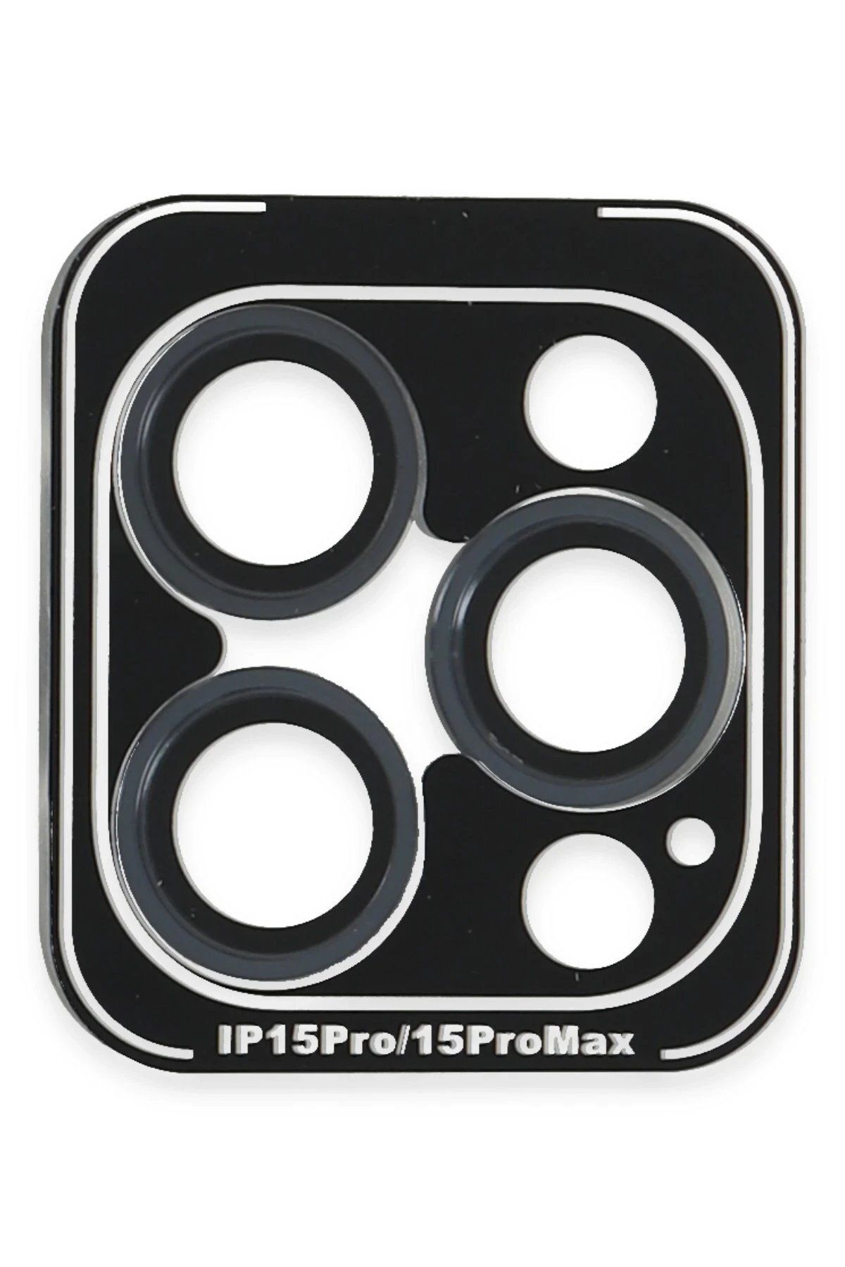 CepteToptan Joko iPhone 15 Pro Max PVD Metal Kamera Lens - Lacivert