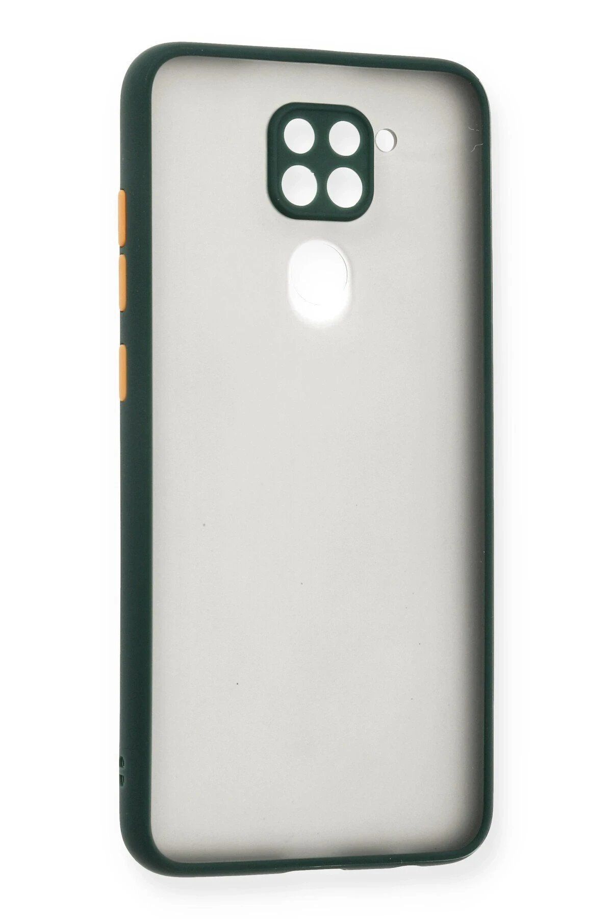 CepteToptan Newface Xiaomi Redmi Note 9 Kılıf Montreal Silikon Kapak - Yeşil