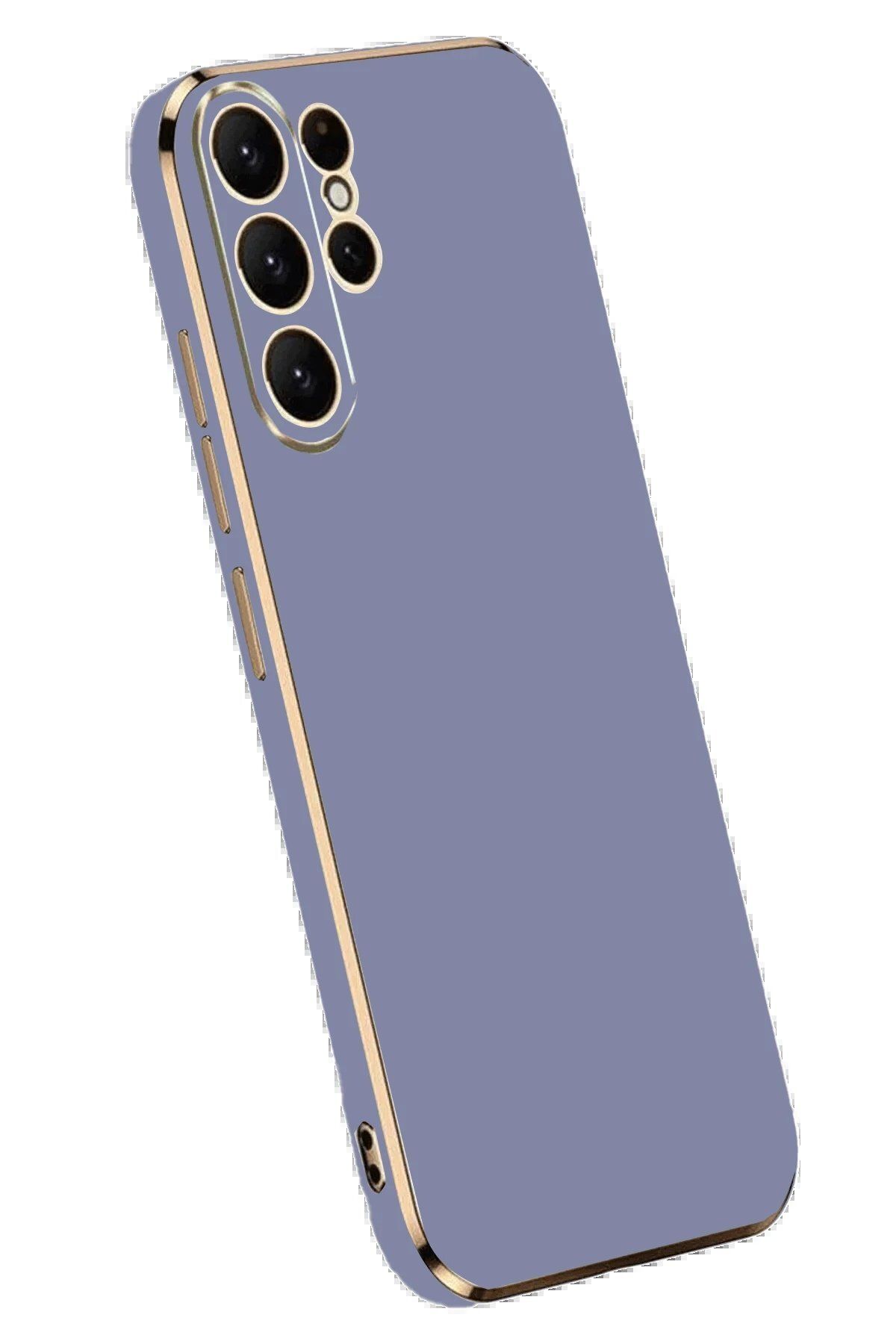 CepteToptan Newface Samsung Galaxy S24 Ultra Kılıf Volet Silikon - Mavi