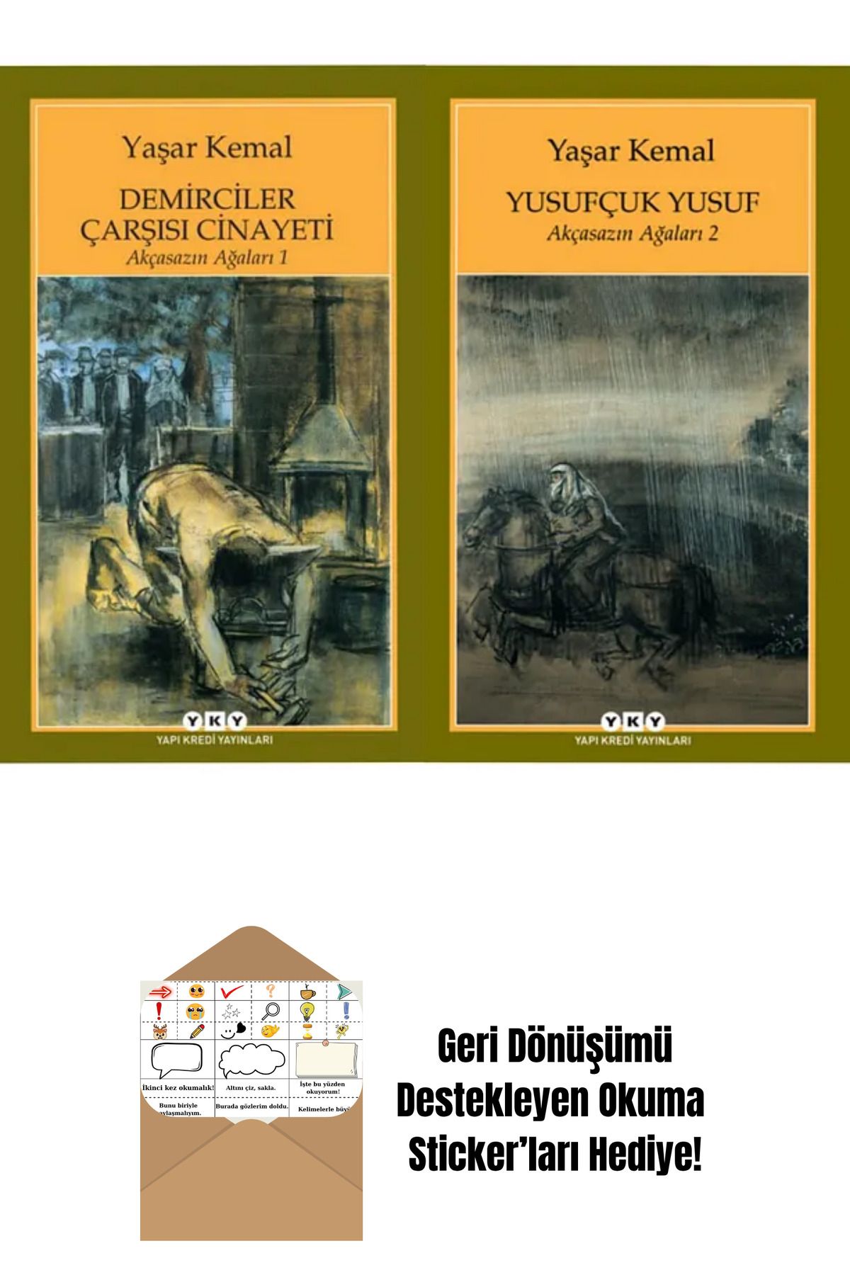 Yapı Kredi Yayınları Behçet Necatigil 3 Kitap Set + Okuma Sticker'ları