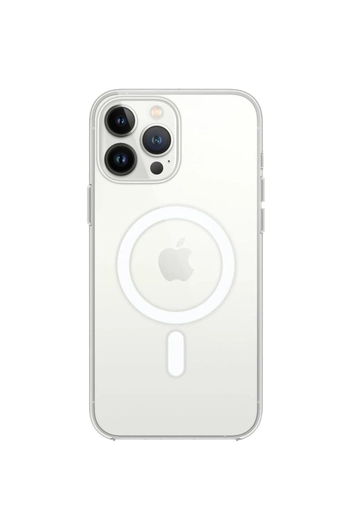 CepteToptan Newface iPhone 12 Pro Kılıf Pc Real Magsafe Kapak - Şeffaf