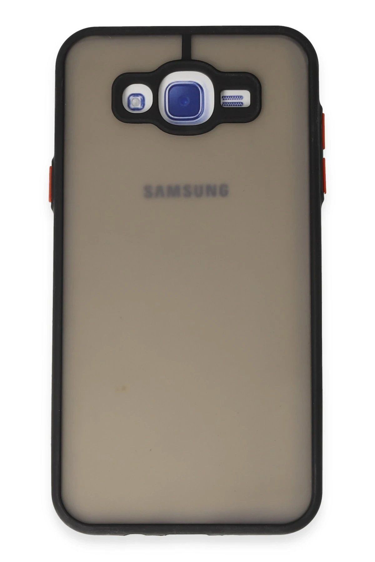 ENEFENDİ Newface Samsung Galaxy J7 Kılıf Montreal Silikon Kapak - Siyah