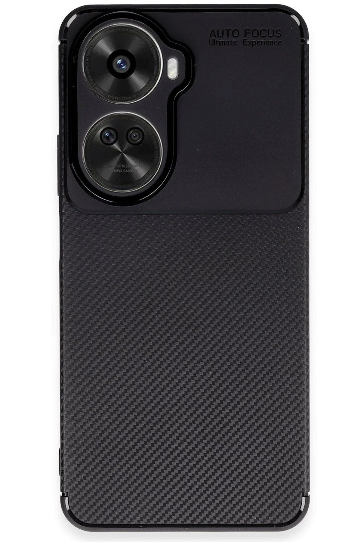 CepteToptan Newface Huawei Nova 12 SE Kılıf Auto Focus Karbon Kapak - Siyah