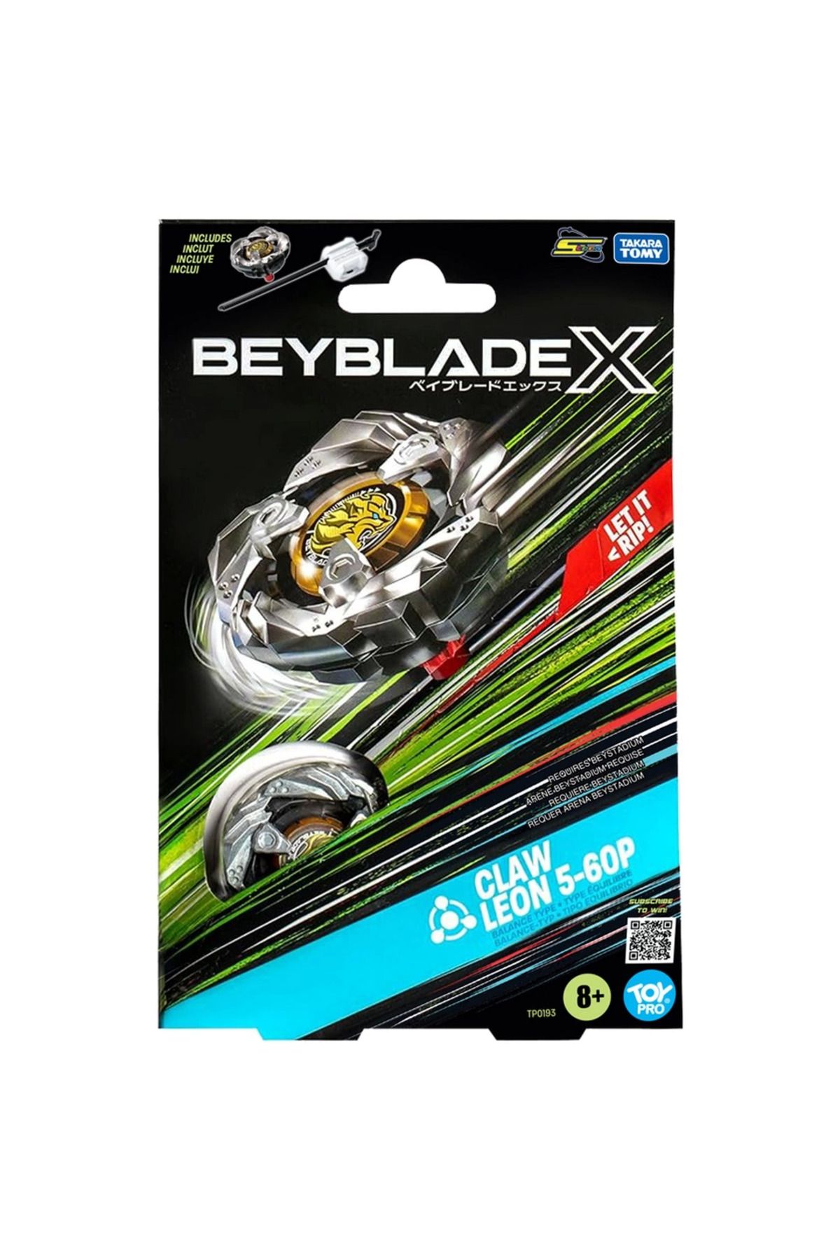 TOYFEST Beyblade 1'li Set Claw Leon 5-60 P