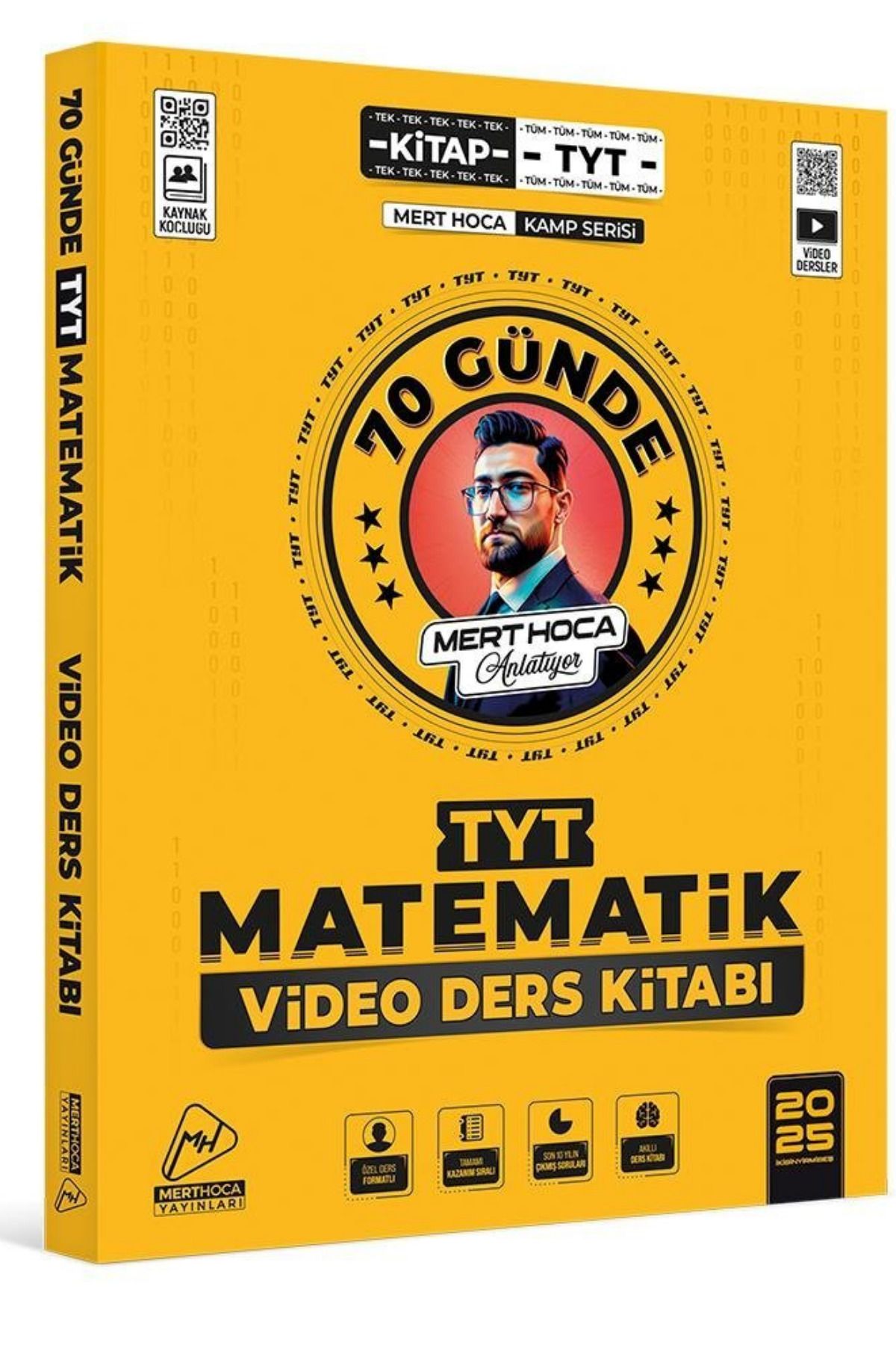 Mert Hoca Yayınları 2025 Mert Hoca 70 Günde Tyt Matematik Kampı Video Ders Kitabı