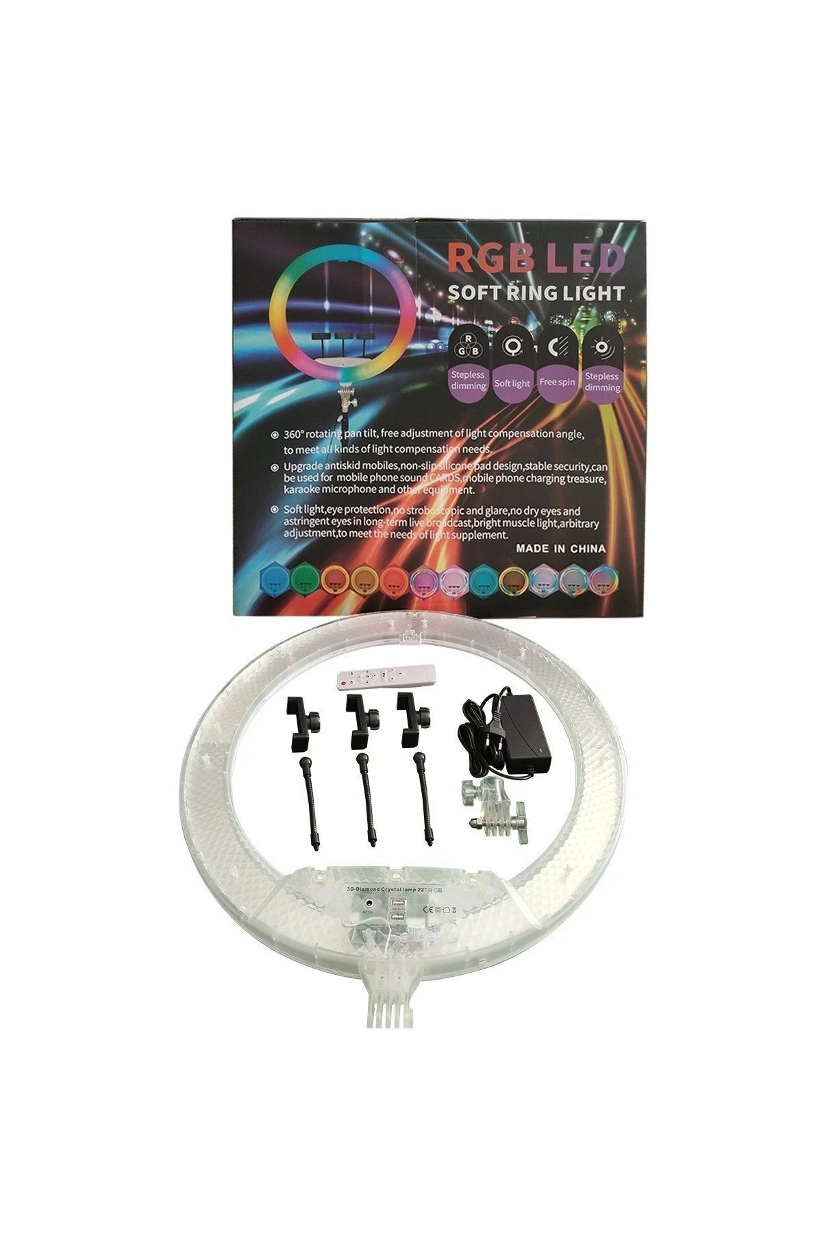 CepteToptan Newface RD45 Diamond RGB Selfie Işığı