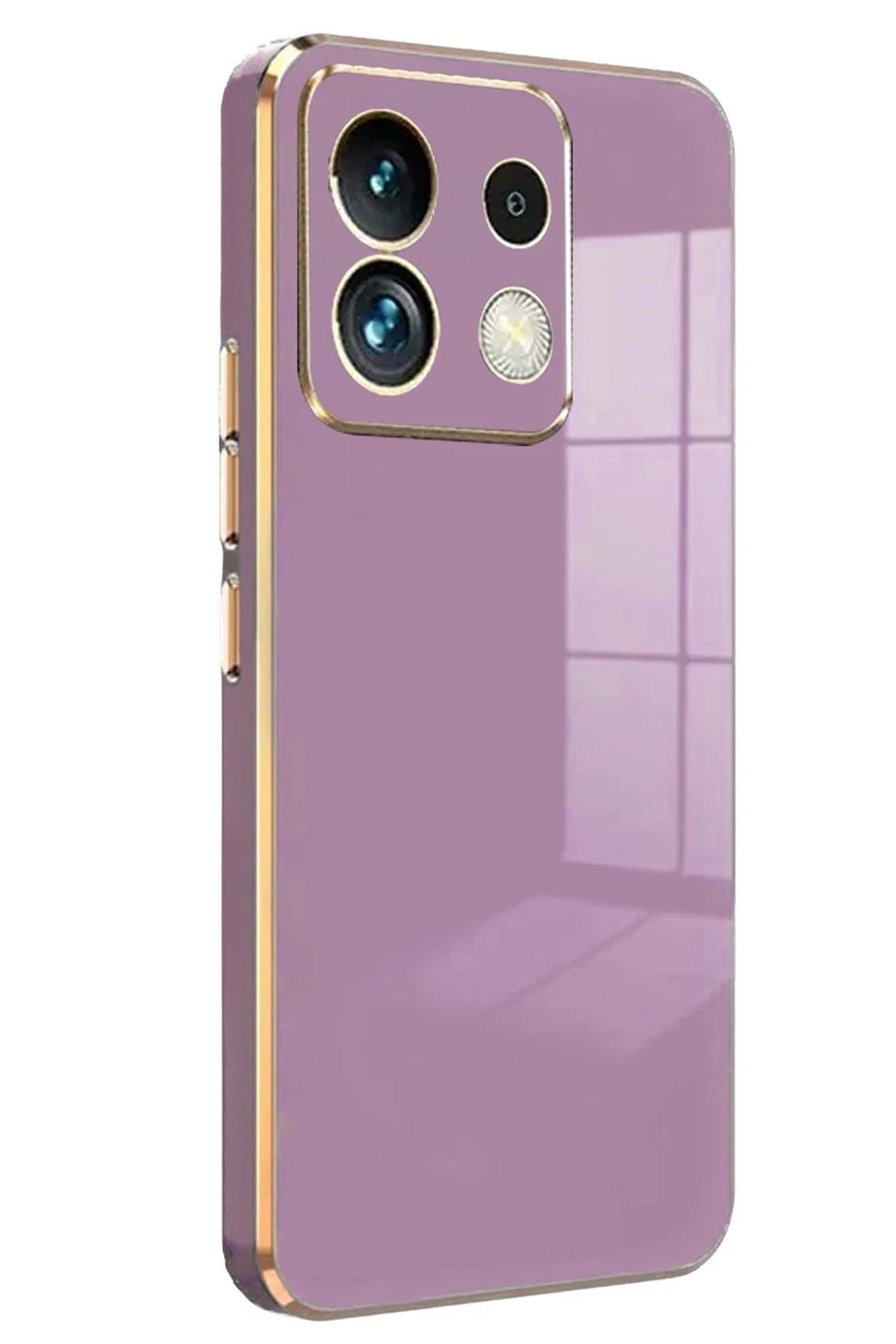 CepteToptan Newface Xiaomi Redmi Note 13 5G Kılıf Volet Silikon - Mor
