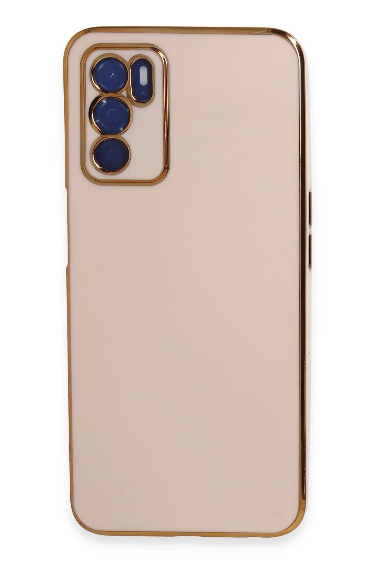 CepteToptan Newface Oppo A16 Kılıf Volet Silikon - Pembe