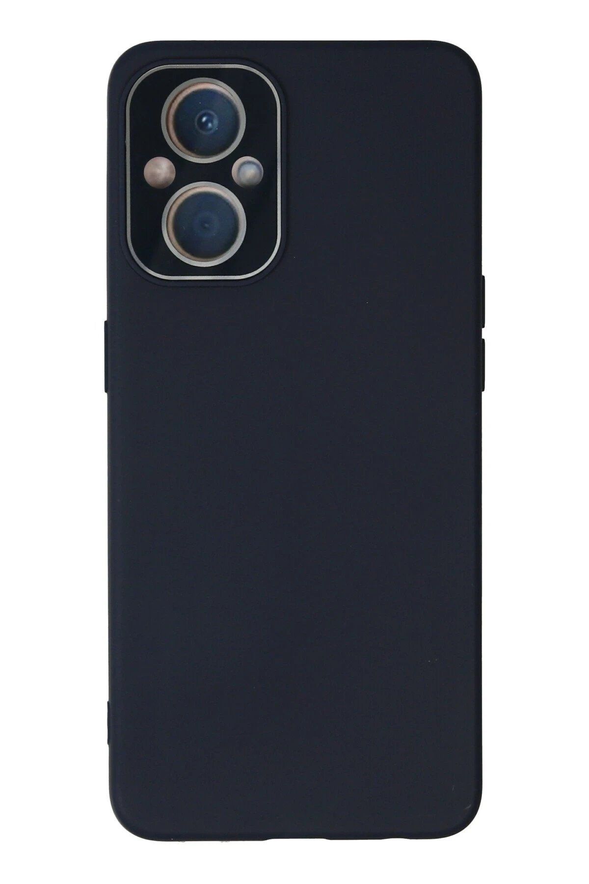 CepteToptan Newface Oppo Reno 7 Lite Kılıf Lansman Glass Kapak - Lacivert