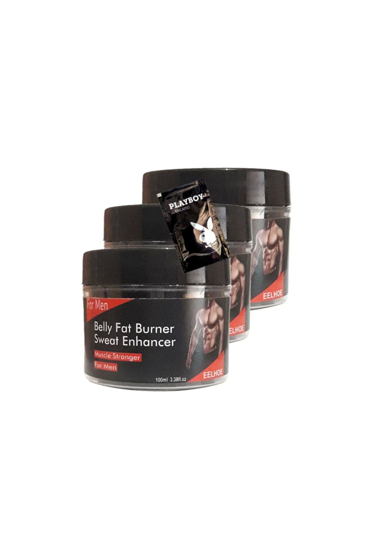 ÖYKÜ VE YİĞİT Belly fatBurner Yağları eritmek için masaj bakım kremi 3x100 ml+1 Adet Jel ile