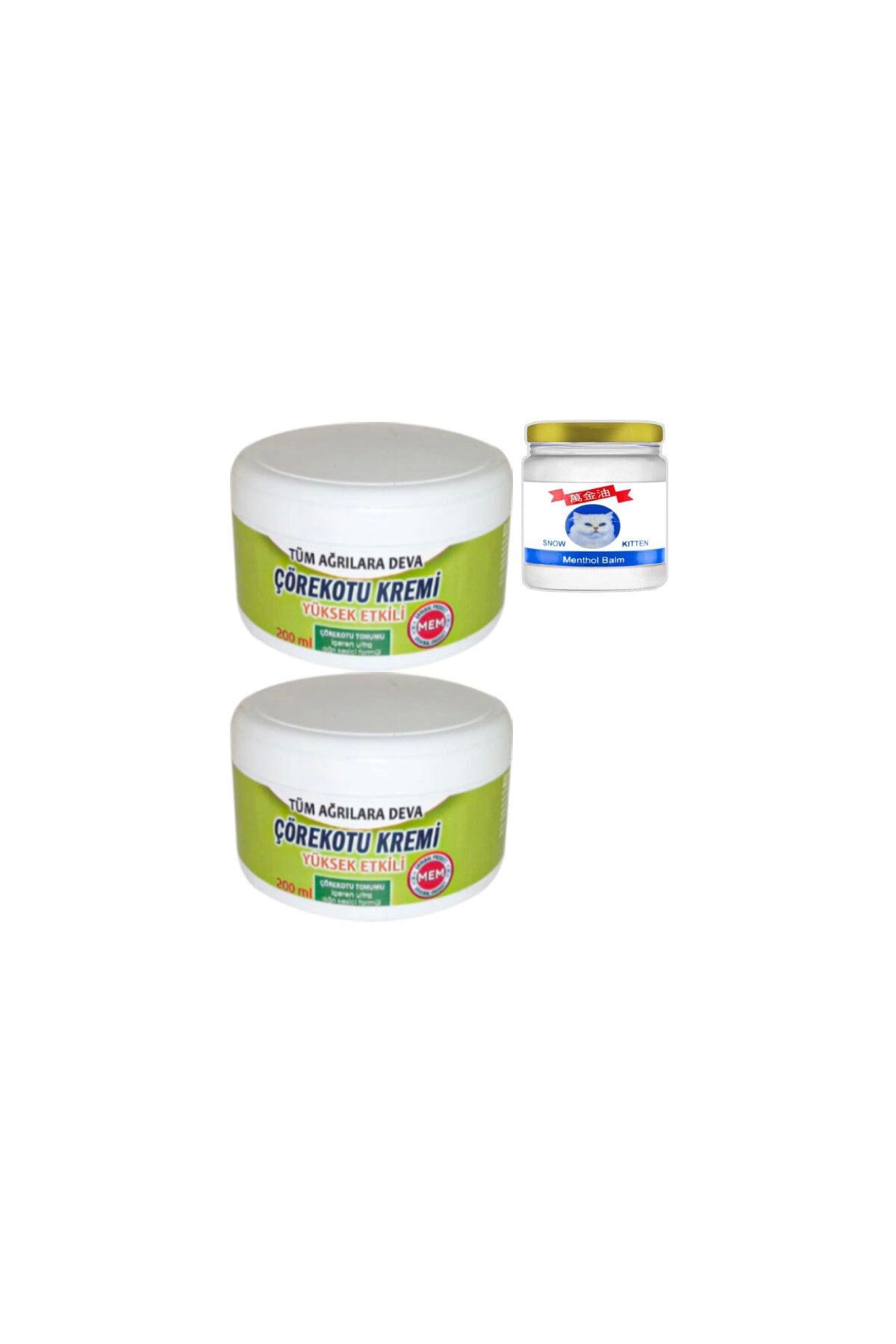 hayalimsah Çörek Otu Ağrılar İçin XL Boy Krem 2x200 ml+50 ml Snow Kitten Krem