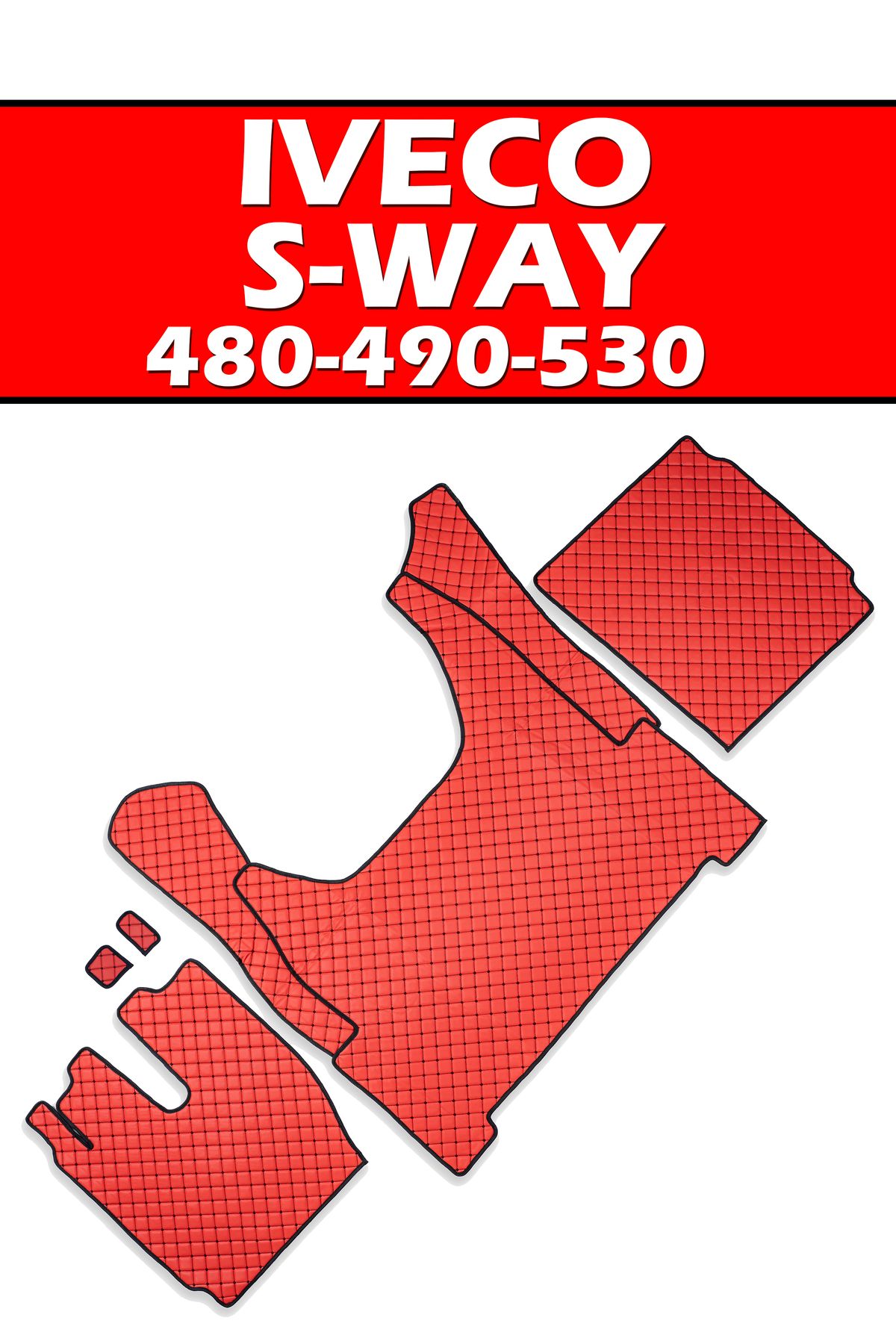 VIPTIRSHOP IVECO S-WAY 480-490-530 (2020-2024) DERİ KAPİTONE PASPAS