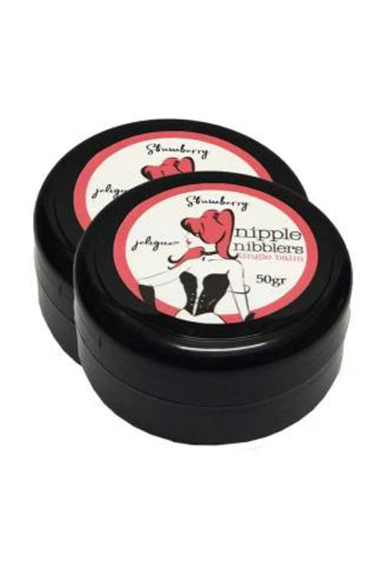 hayalimsah Nipple Nibblers Tingle Balm Strawberry Flavored 50ml Çilekli Göğüs Bakım Kremi 2 Adet