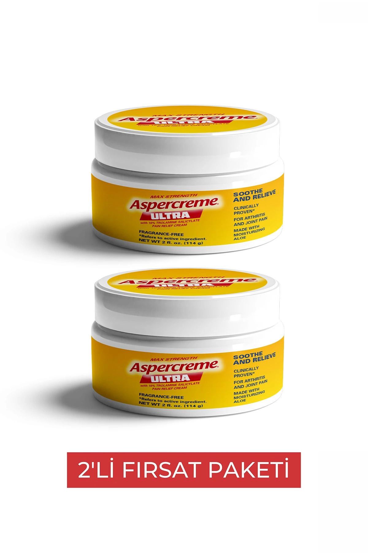 Heez Aspercreme Ultra (Eklem, Vücut) Ağrılar İçin Bitkisel Krem 2 Adet