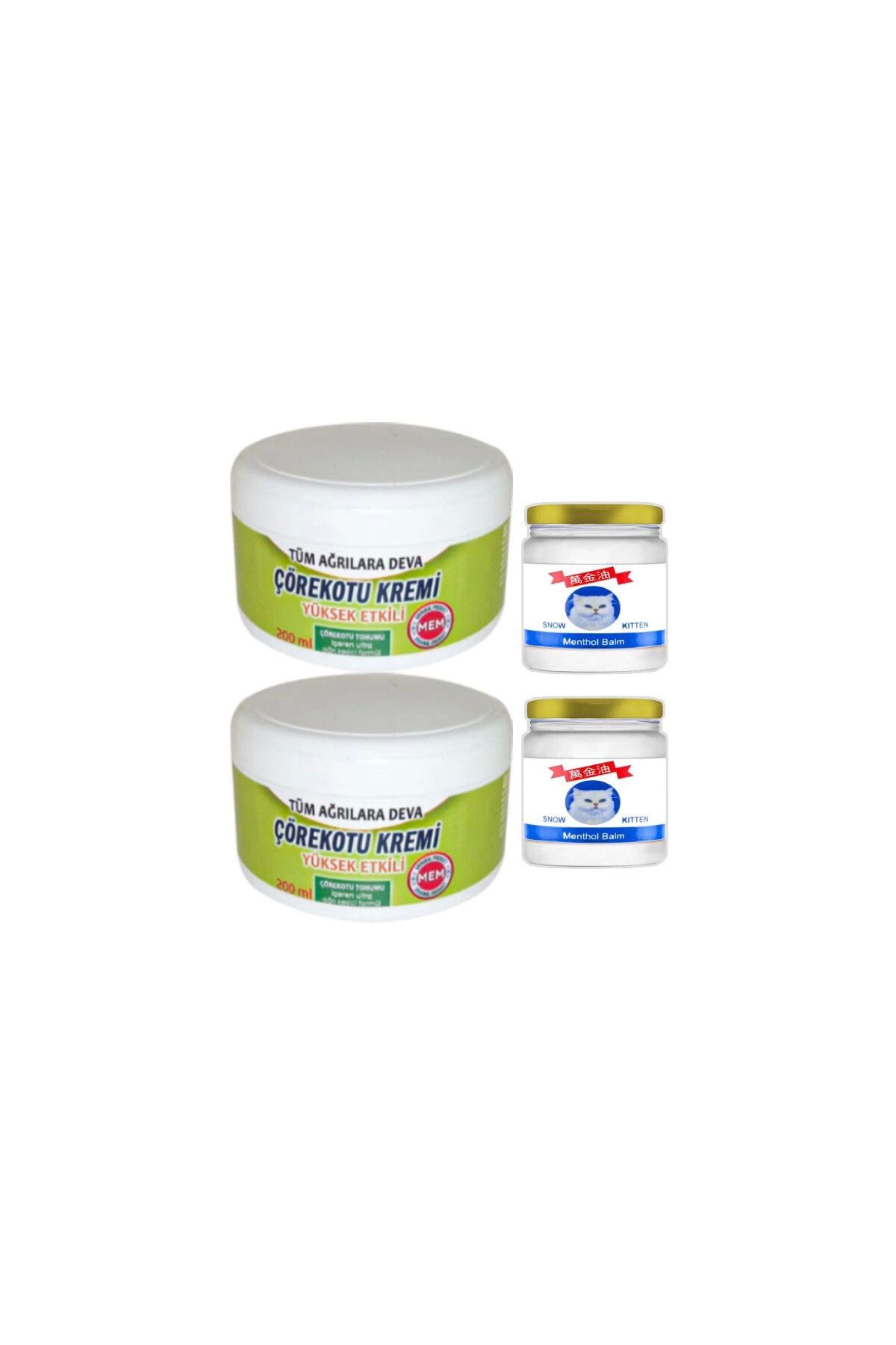 MT29 GİYİM Çörek Otu Ağrılar İçin XL Boy Krem 2x200 ml+2x50 ml Snow Kitten Krem