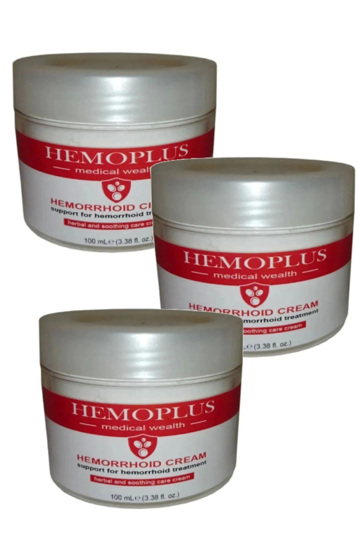 hayalimsah HEMOPLUS 100ml KREMİ / HEMORRHOİDS CREAM 50ml X 3 ADET