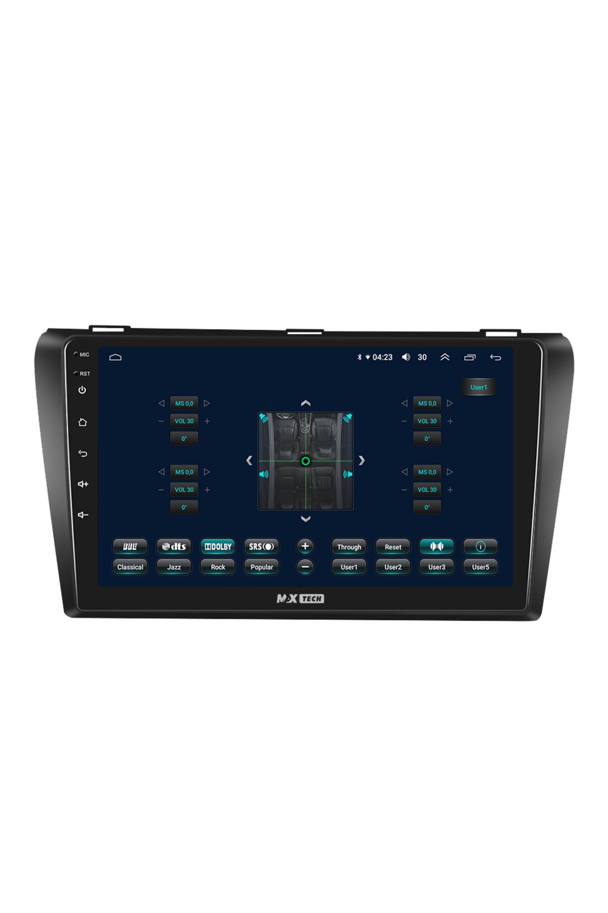 MaxTech-Navigation Mazda 3 2006-2012 dedicated, 8 GB Ram 128 GB Rom OctaCore, Carplay & Android auto, 9" 9