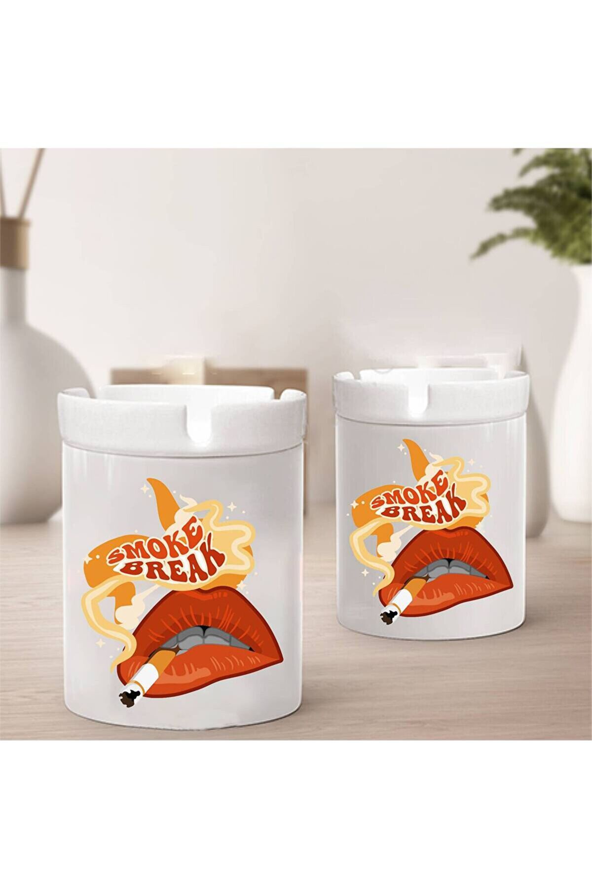 hediyenebak Smoke Break - Sigarayı Bırak Özel Tasarımlı Kül Tablası