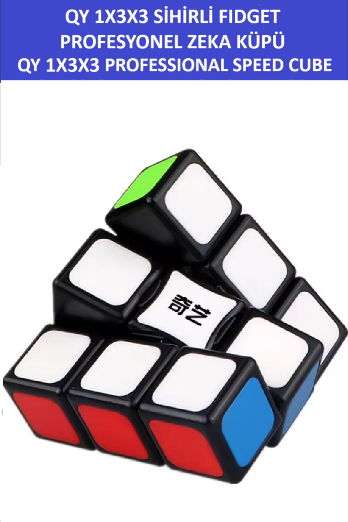 ZETCONCEPT QY 1X3X3 MAGIC FIDGET PROFESYONEL SPEED CUBE-QY 1X3X3 MAGIC FIDGET PROFESYONEL ZEKA KÜPÜ-SABIR KÜPÜ
