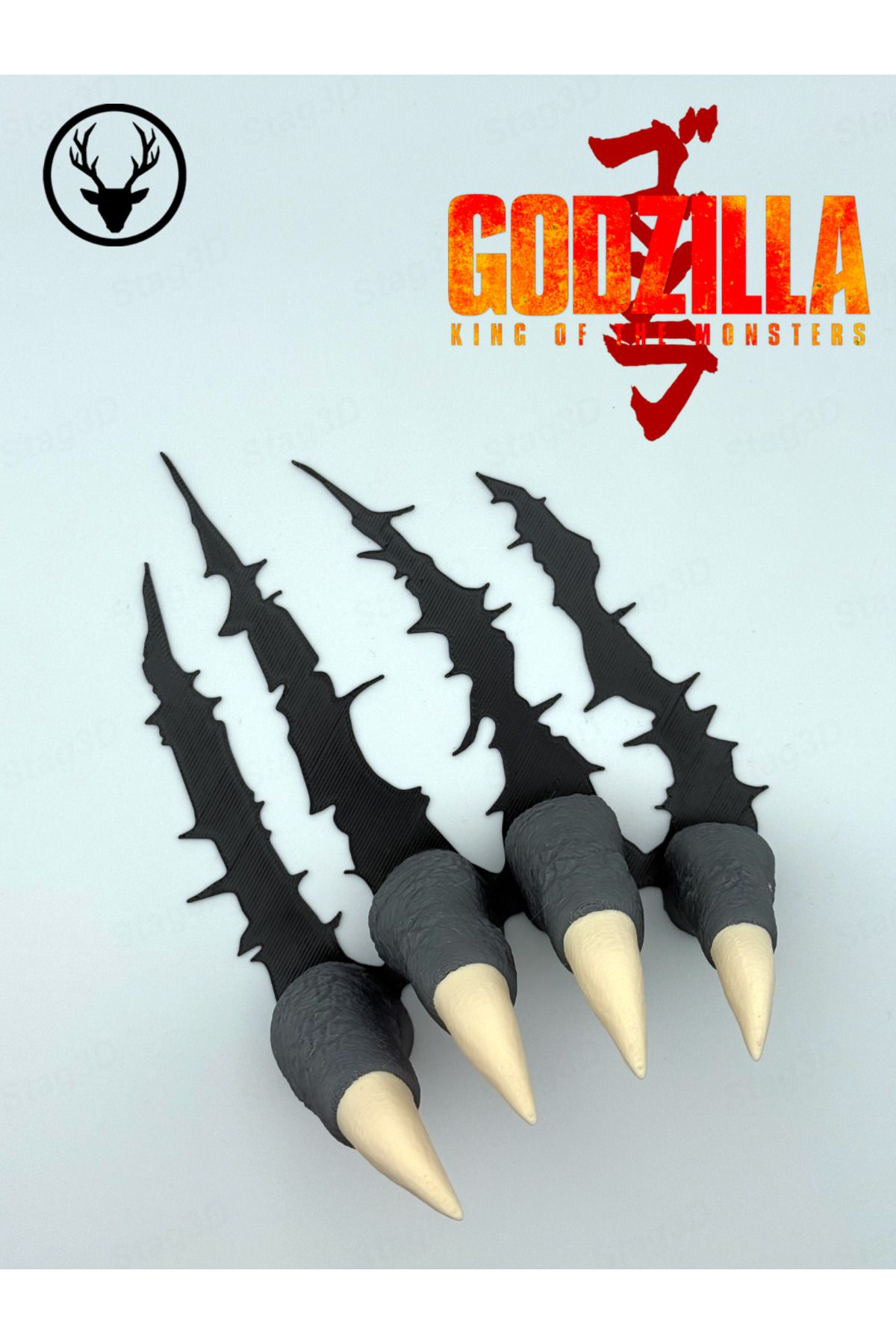 printastic 3D Godzilla Pençesi Duvar Dekor