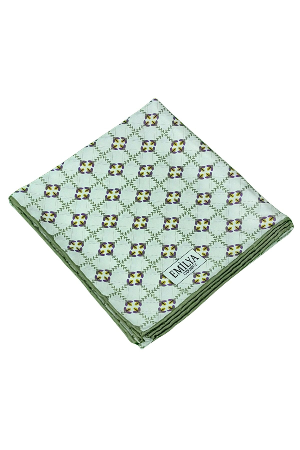 mim eşarp Emilya Rayon Desenli Eşarp 90x90 cm