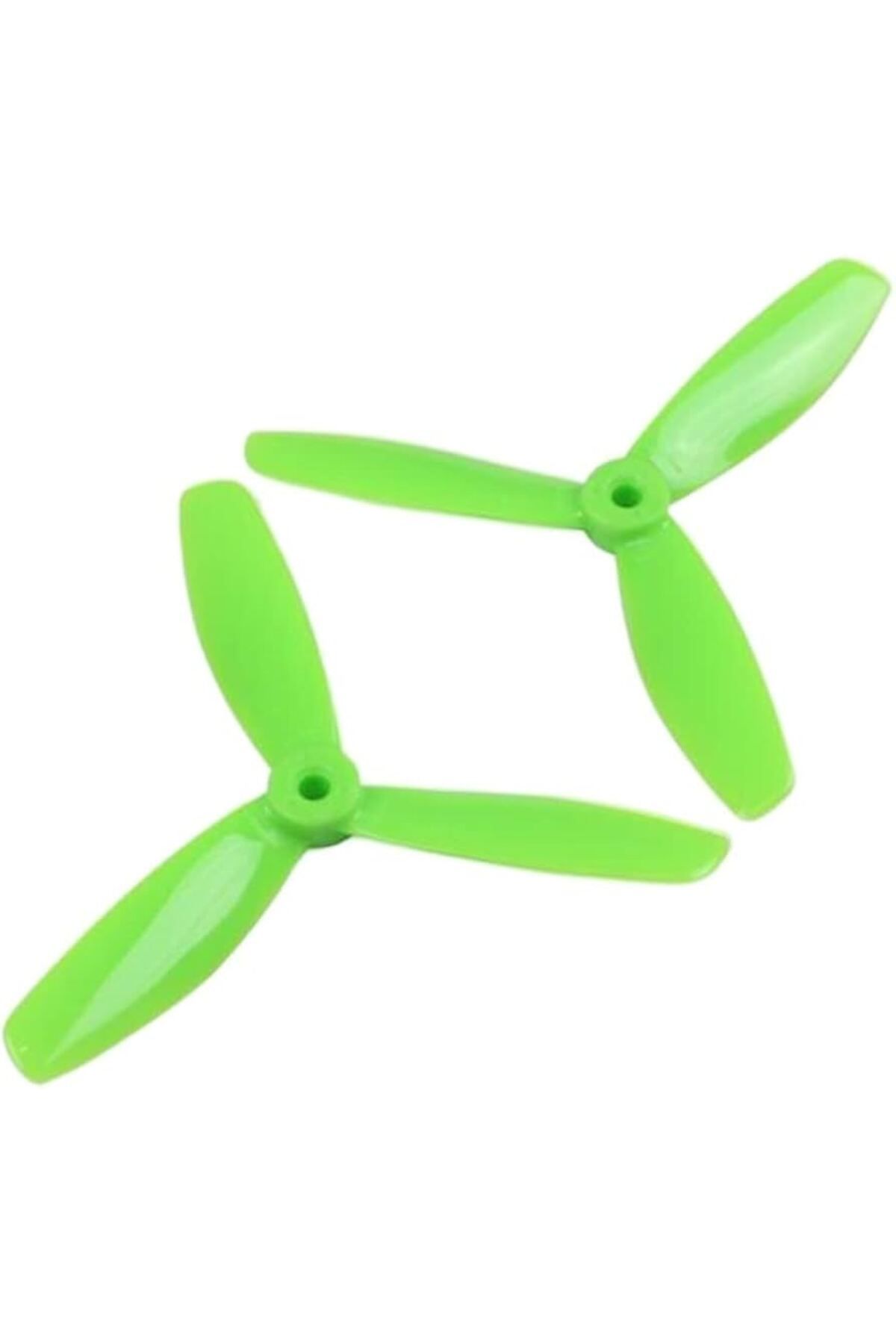 Yıldız İHA 5x4.5 5045 Prop Pervane 3 bıçaklı CW - CCW Yeşil