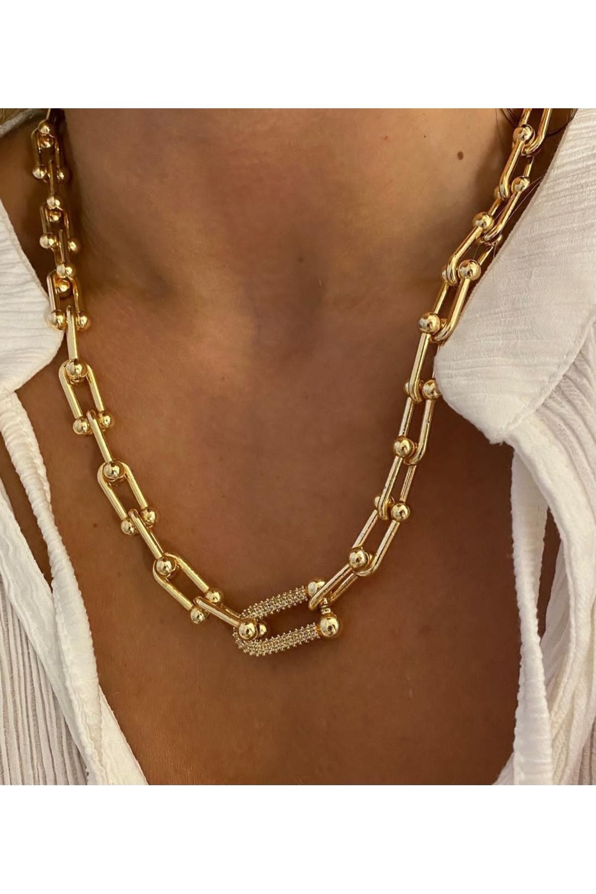Steera 14K taşlı kolye
