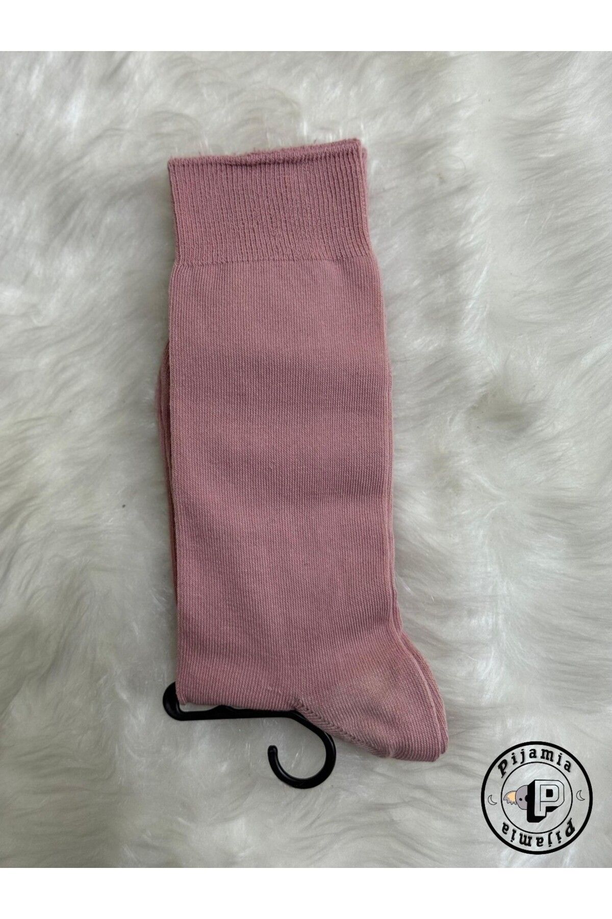Pijamia TOZ PEMBE DİKİŞSİZ ÇORAP