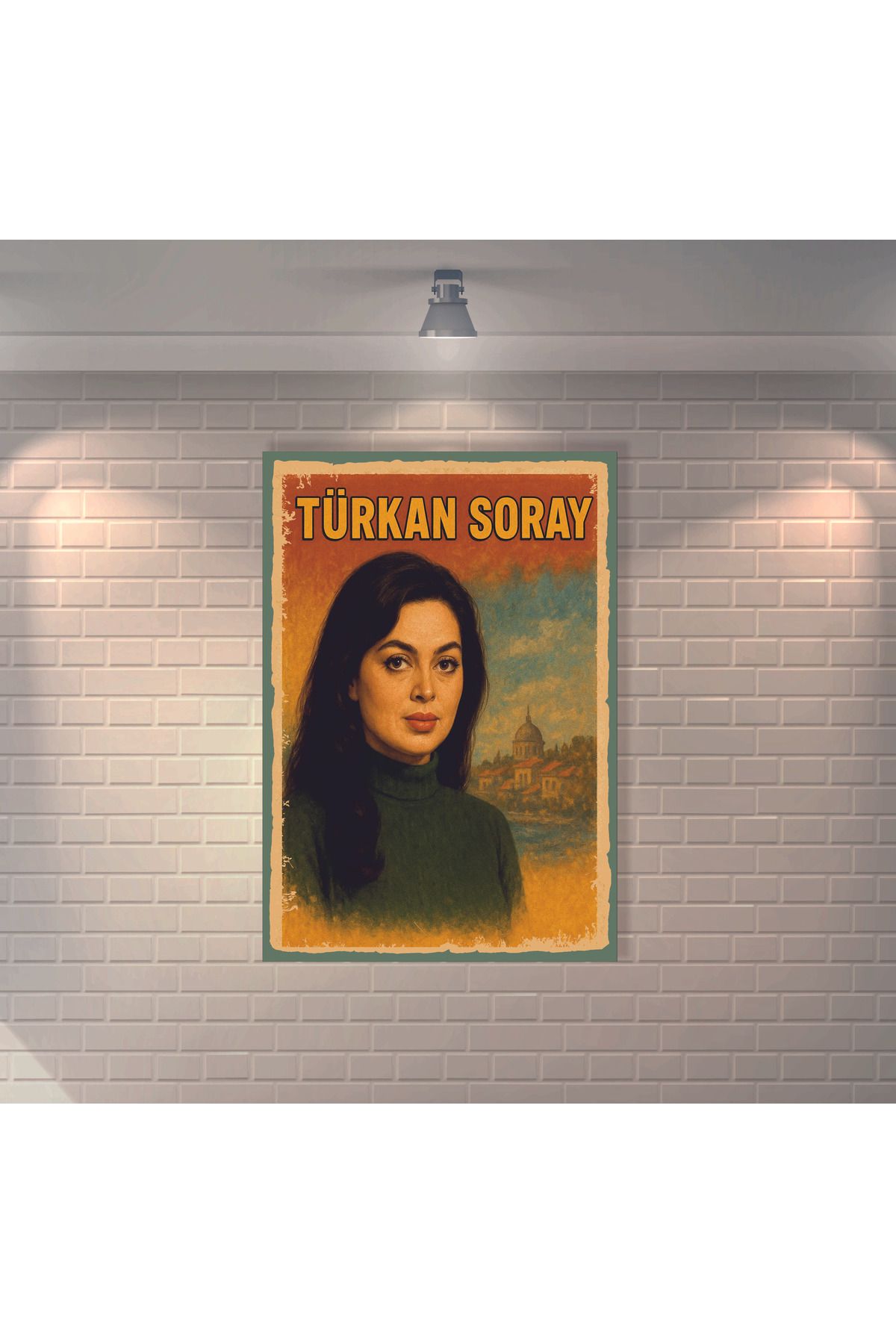 BBO REKLAM Türkan Şoray Retro MDF Duvar Dekarasyon Tablosu